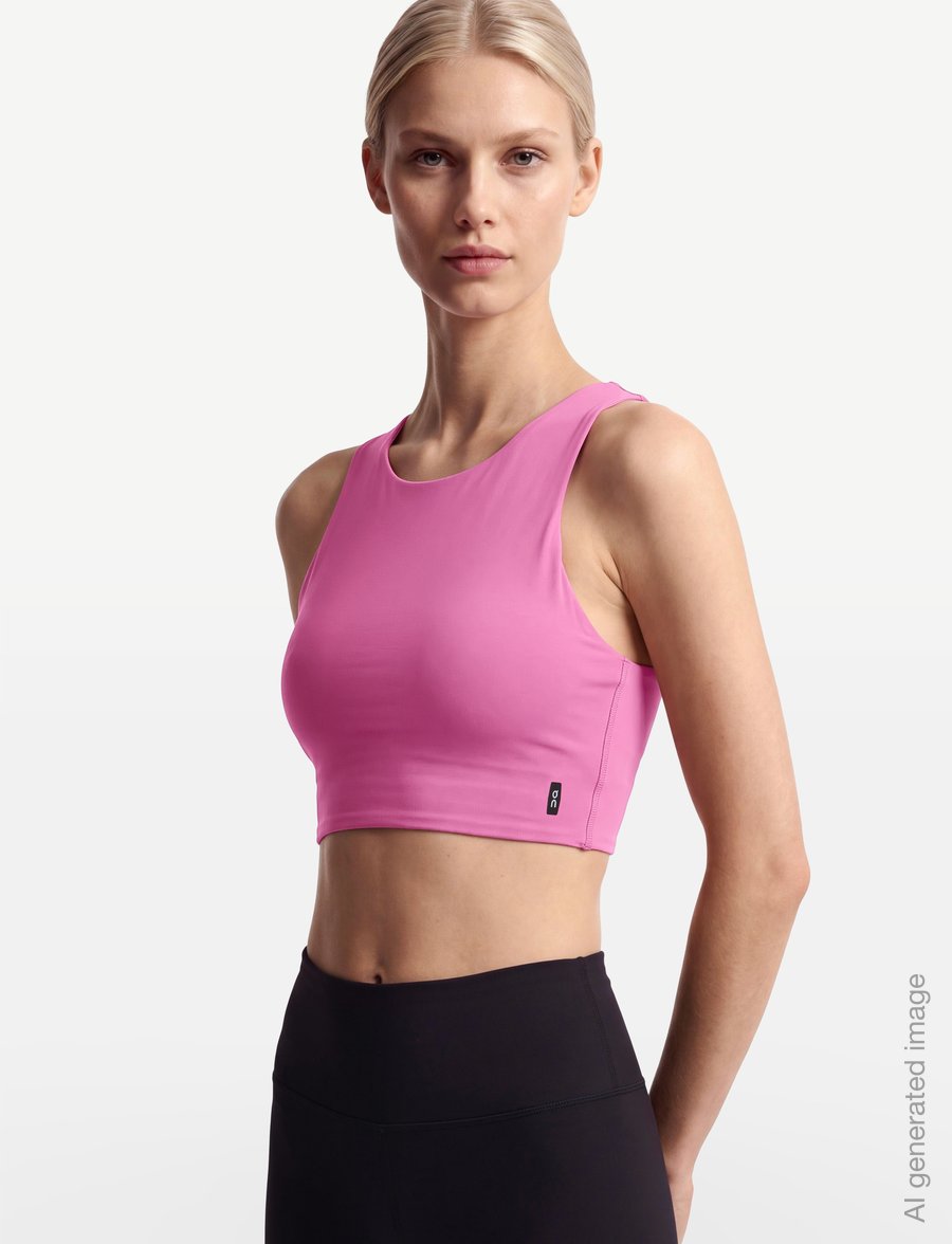 On - Core 2-in-1 Crop - crop-tops - bubblegum - 3