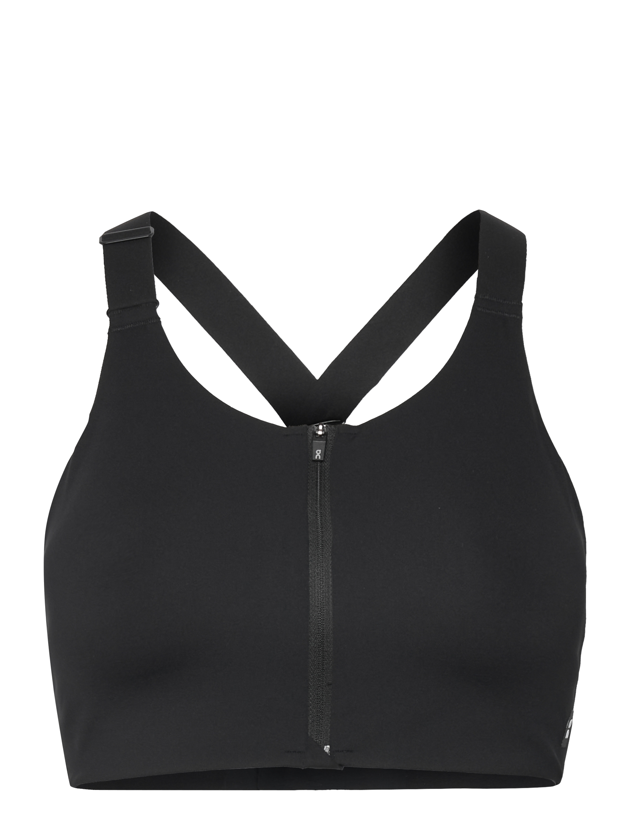 On Endurance Bra Zip - Riided - BLACK / black