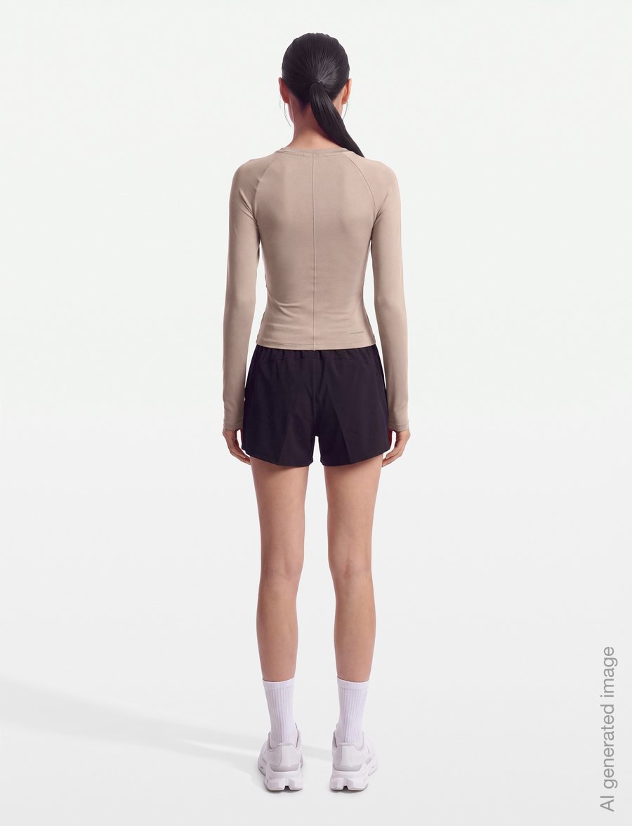 On - Studio Long-T - langærmede t-shirts - clay - 4