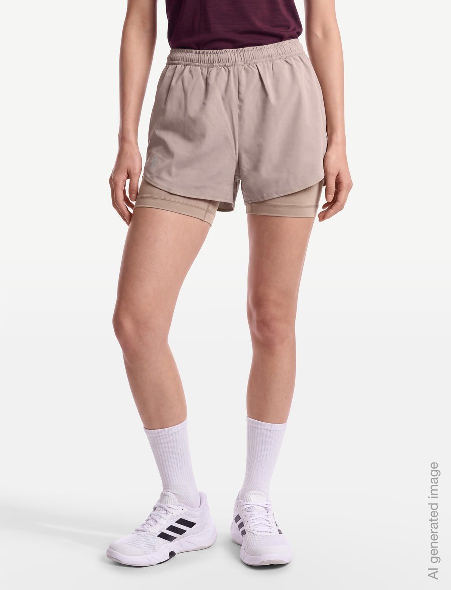 On - Train 2-in-1 Shorts - trainingsshorts - clay - 3