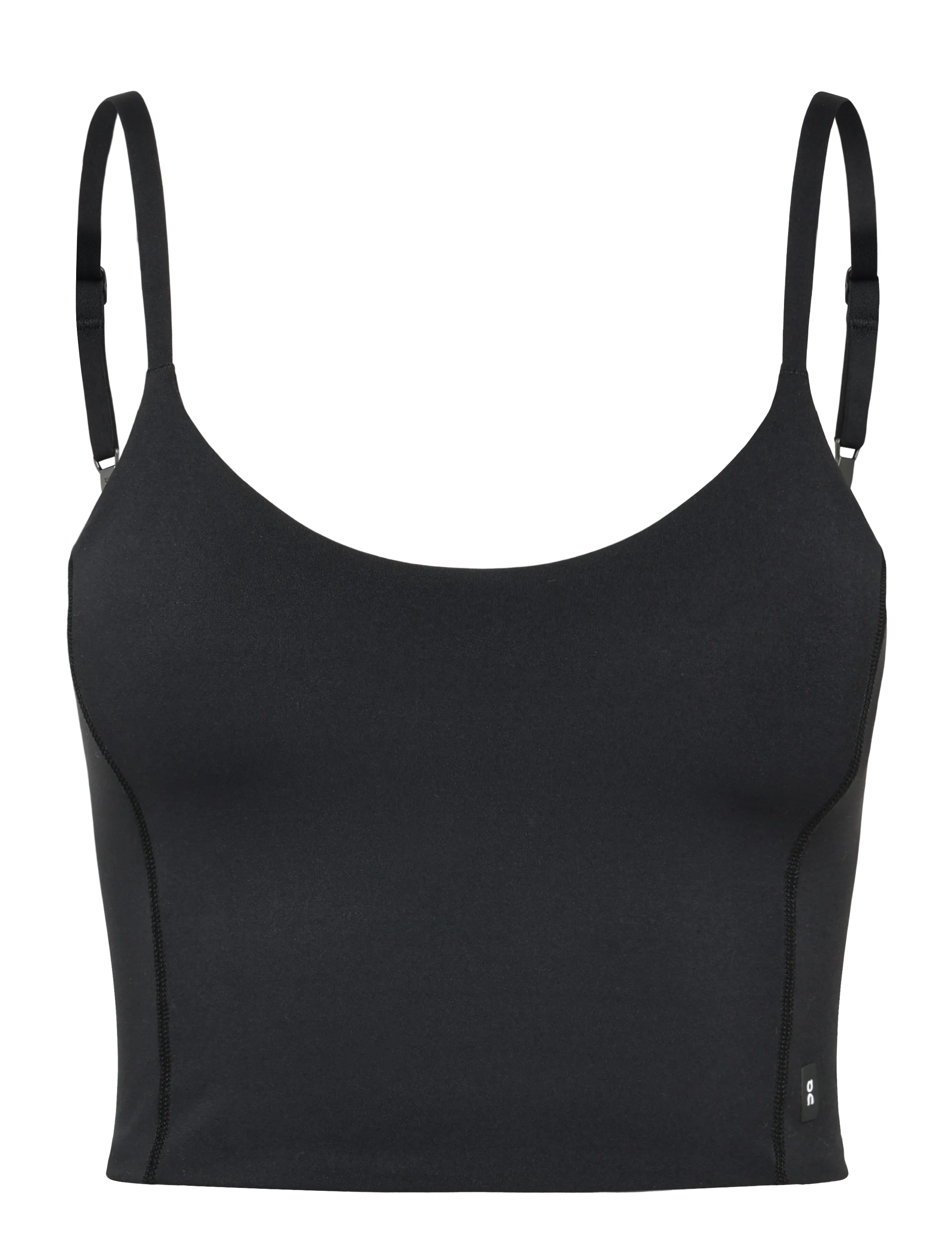 On Studio Crop - Tank tops - BLACK / black