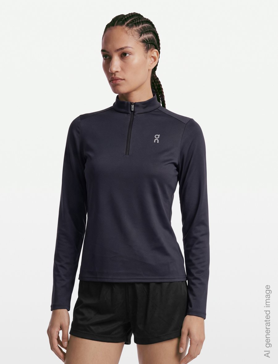 On - Core 1/4 Zip - baselayer overdele - black - 3