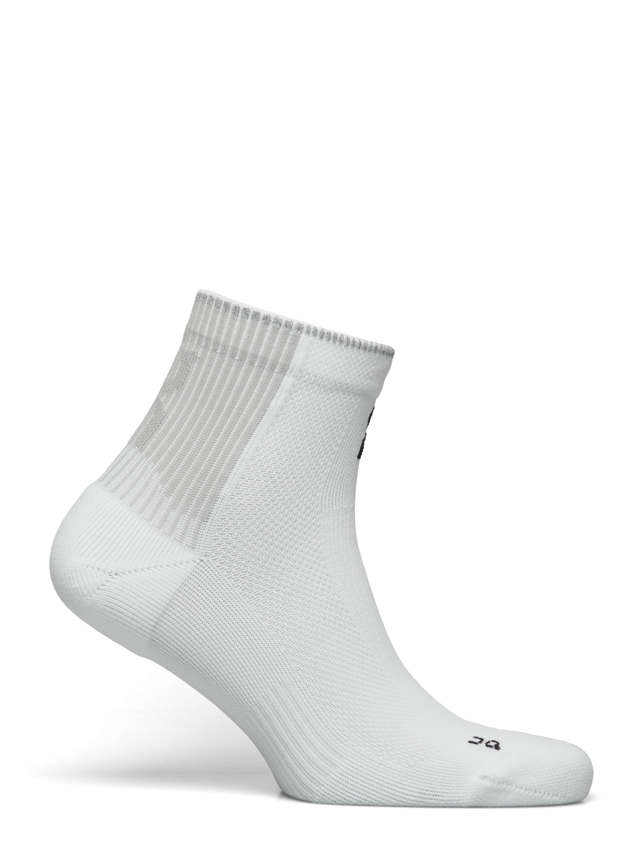 On - Performance Run Sock Mid - white | glacier - 1