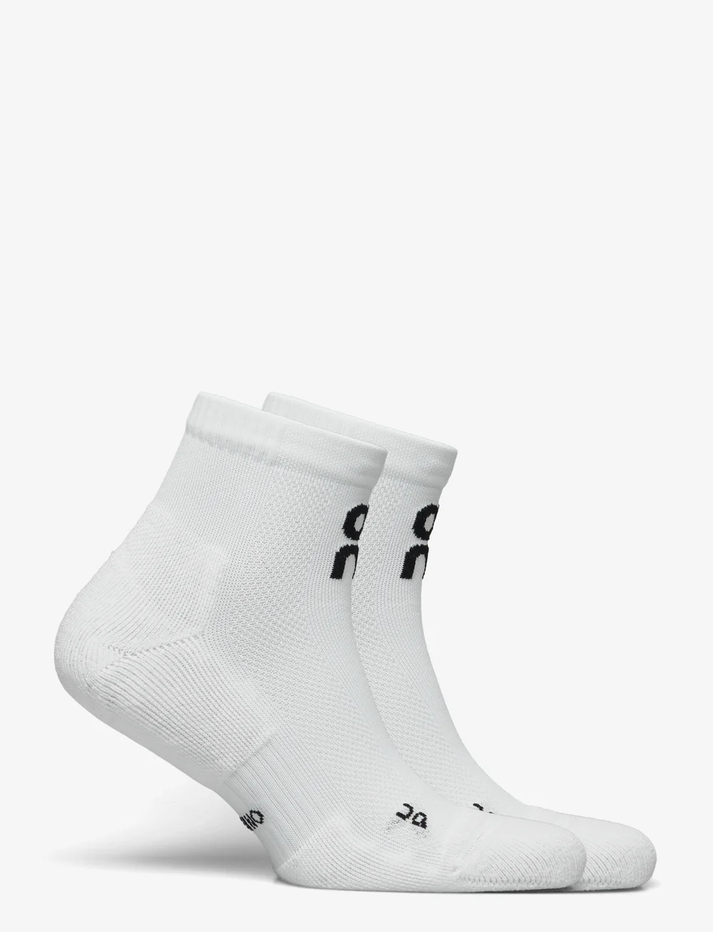 On - Core Run Sock Mid 2P - träningsstrumpor - white - 1
