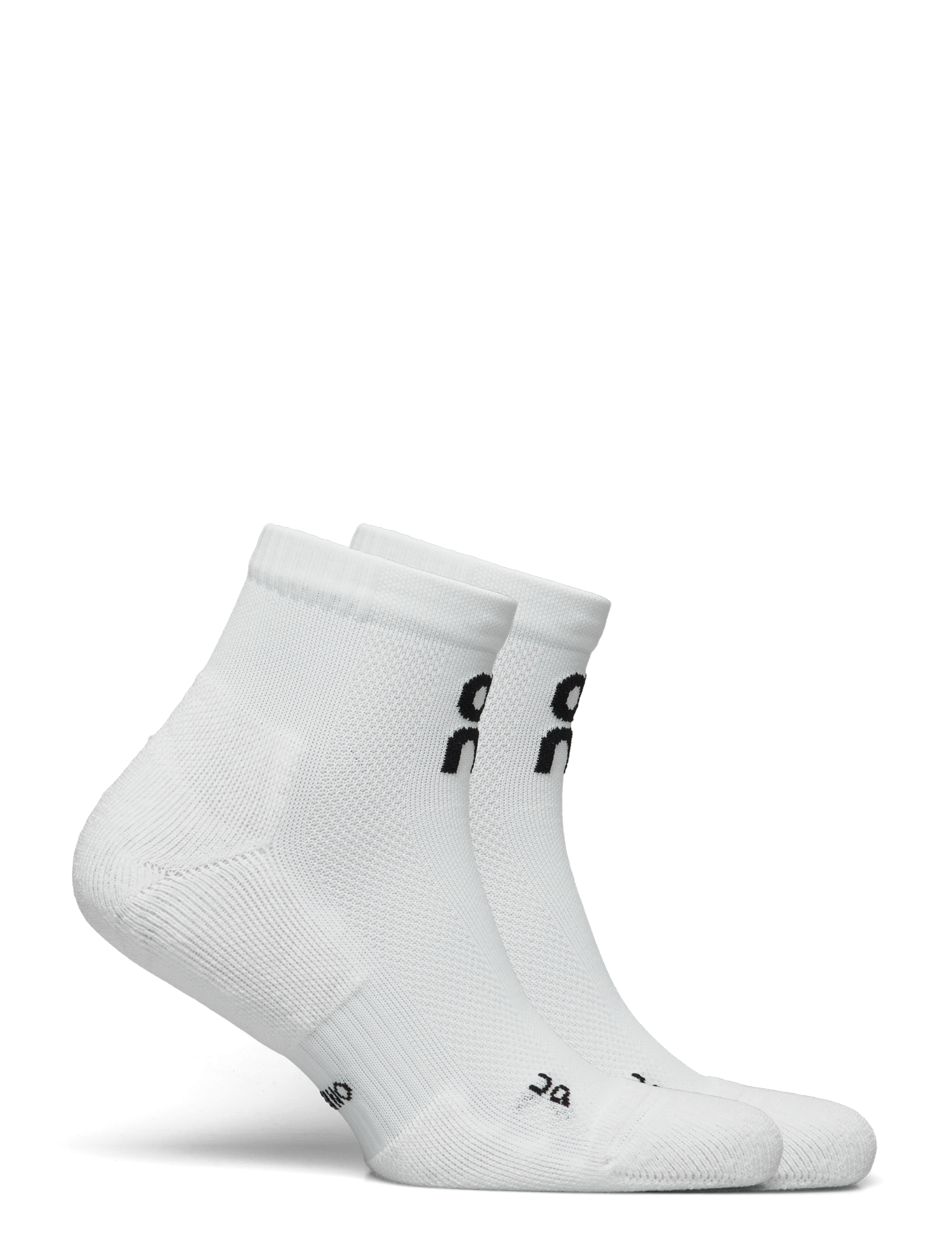 On - Core Run Sock Mid 2P - spordisokid - white - 1