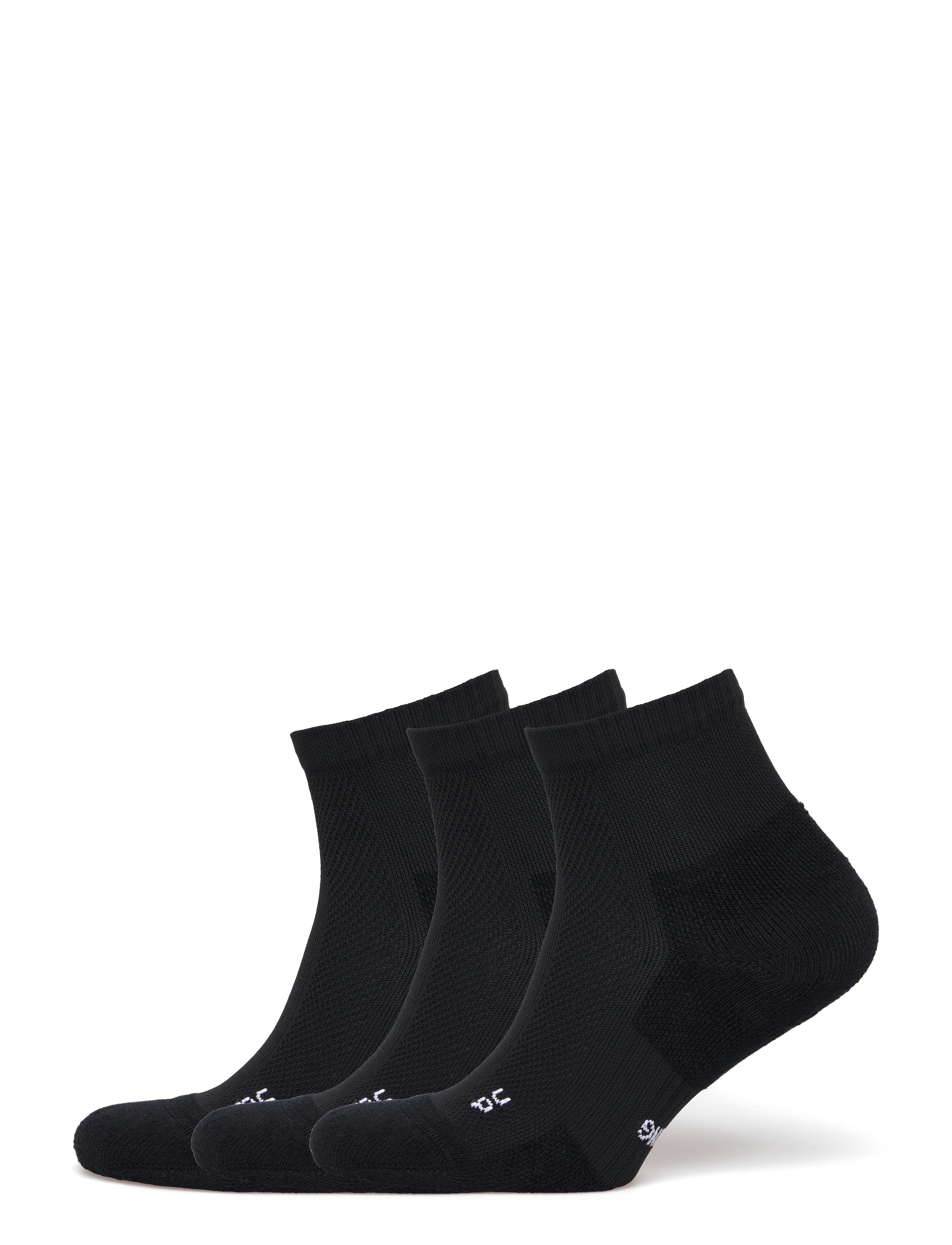 On Core Run Sock Mid 2P, 35-38.5, Sport Clothing, Schwarz - Socks, Frauen