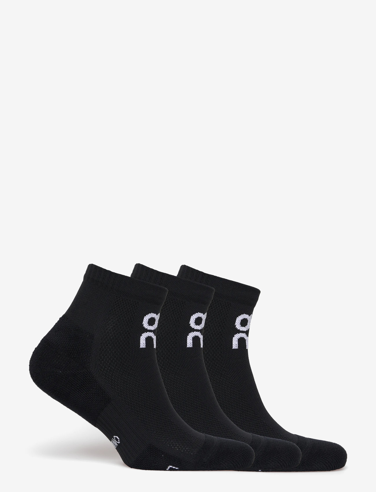 On - Core Run Sock Mid 2P - spordisokid - black - 1