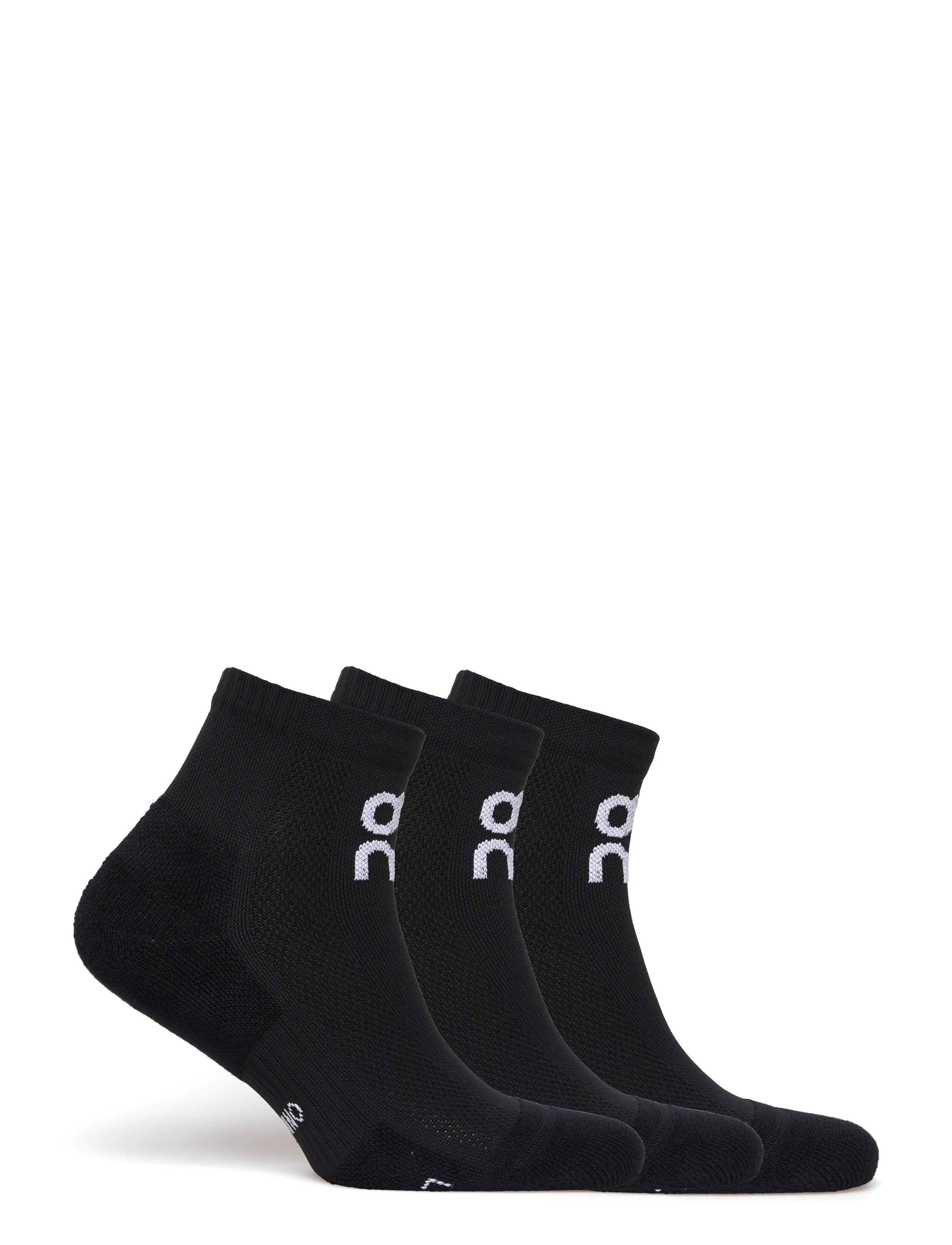 On - Core Run Sock Mid 2P - träningsstrumpor - black - 1