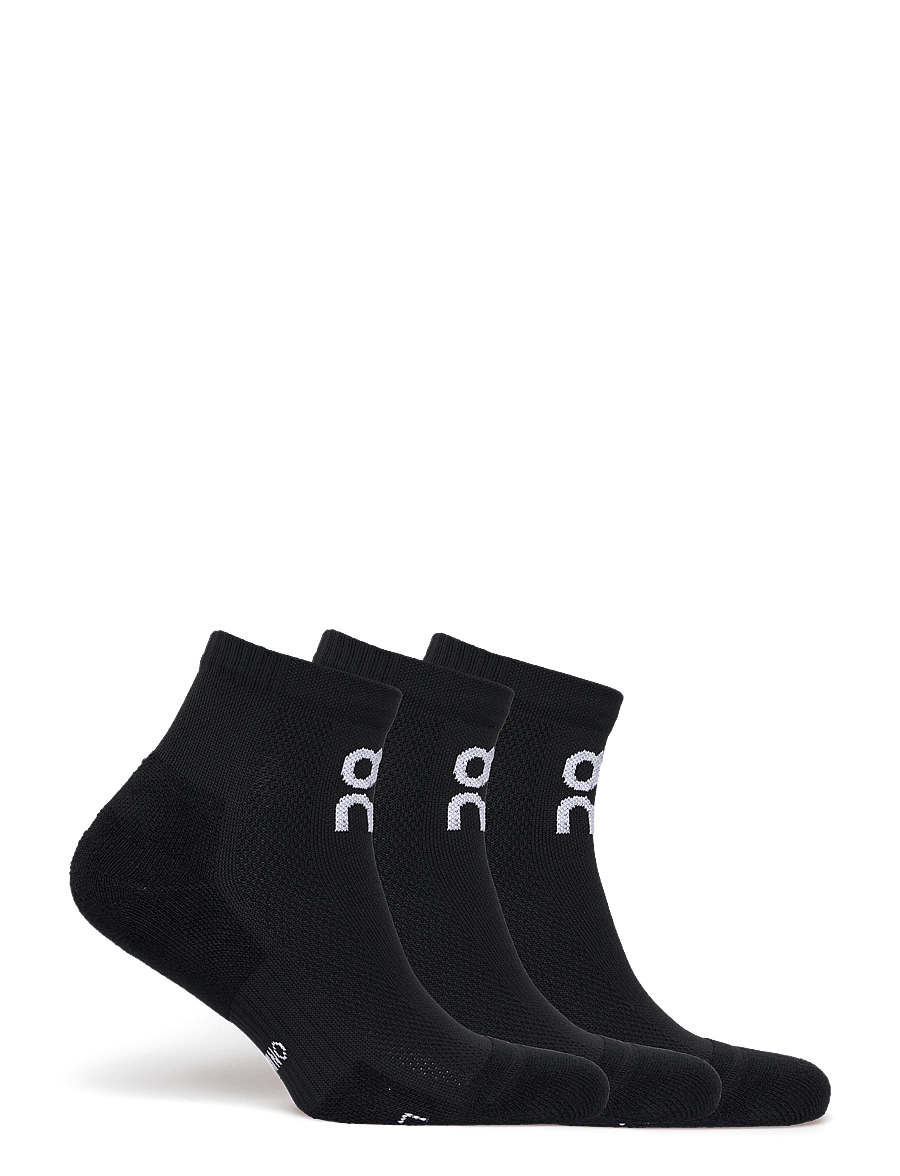 On - Core Run Sock Mid 2P - träningsstrumpor - black - 1