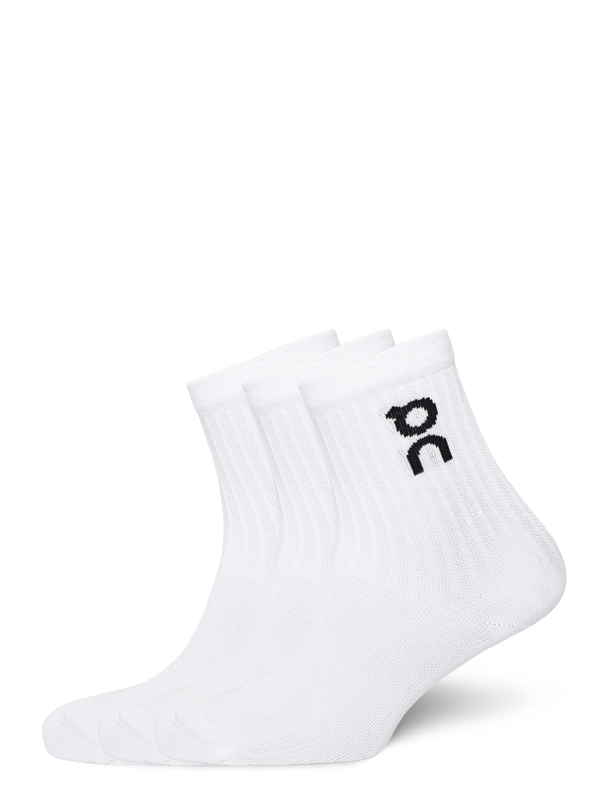 On Logo Sock High 3P - Sport socks - WHITE / white