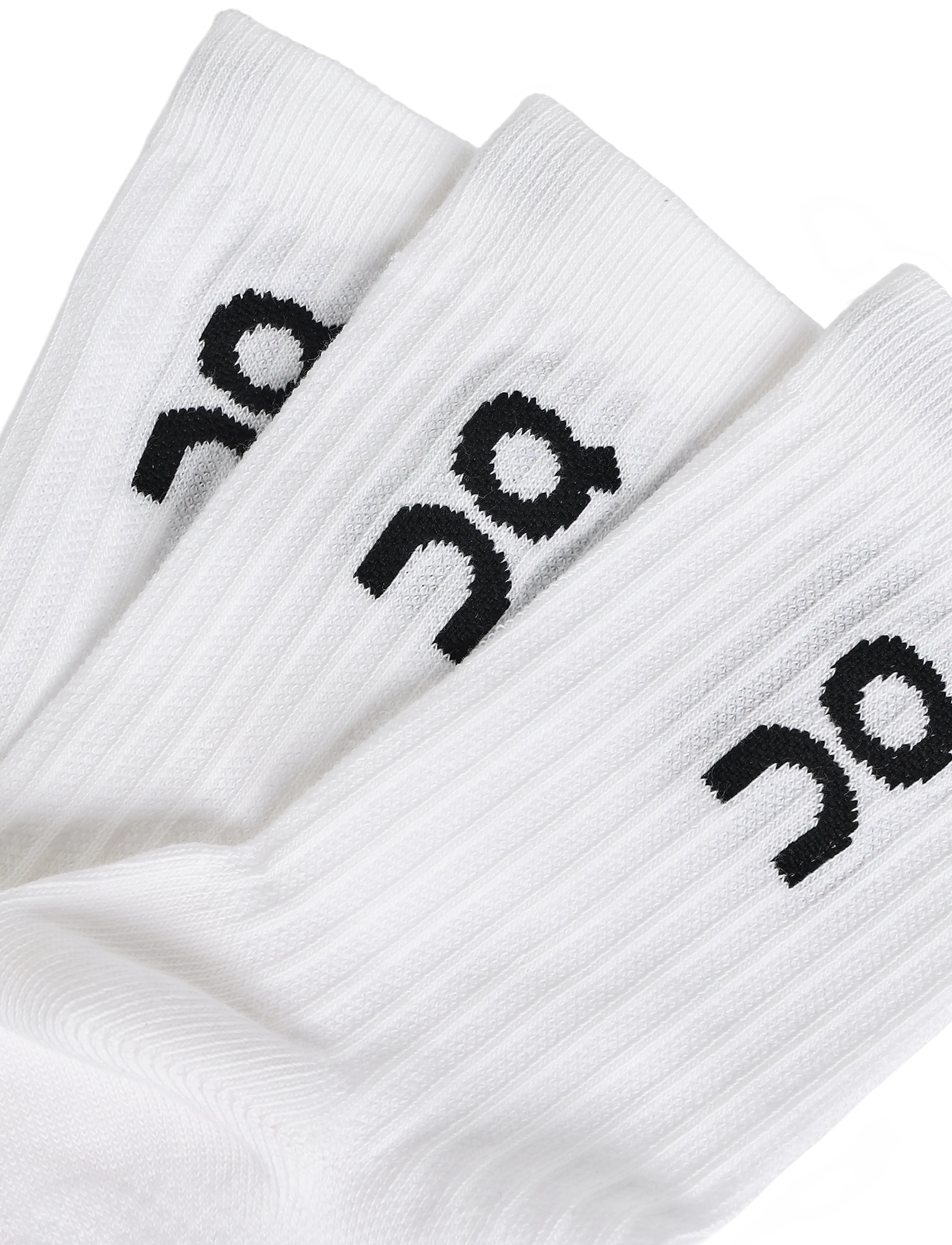 On - Logo Sock High 3P - sport socks - white - 2