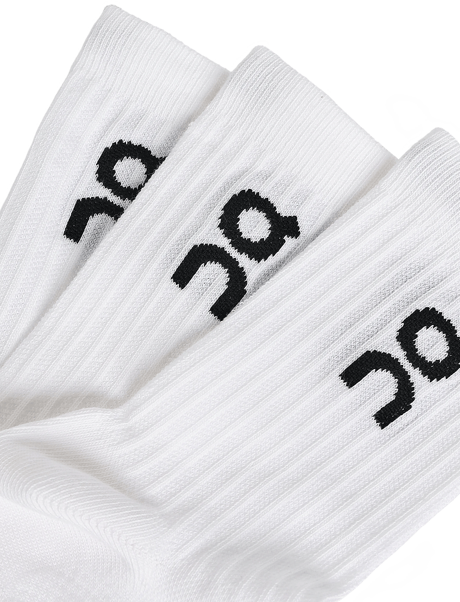 On - Logo Sock High 3P - träningsstrumpor - white - 2