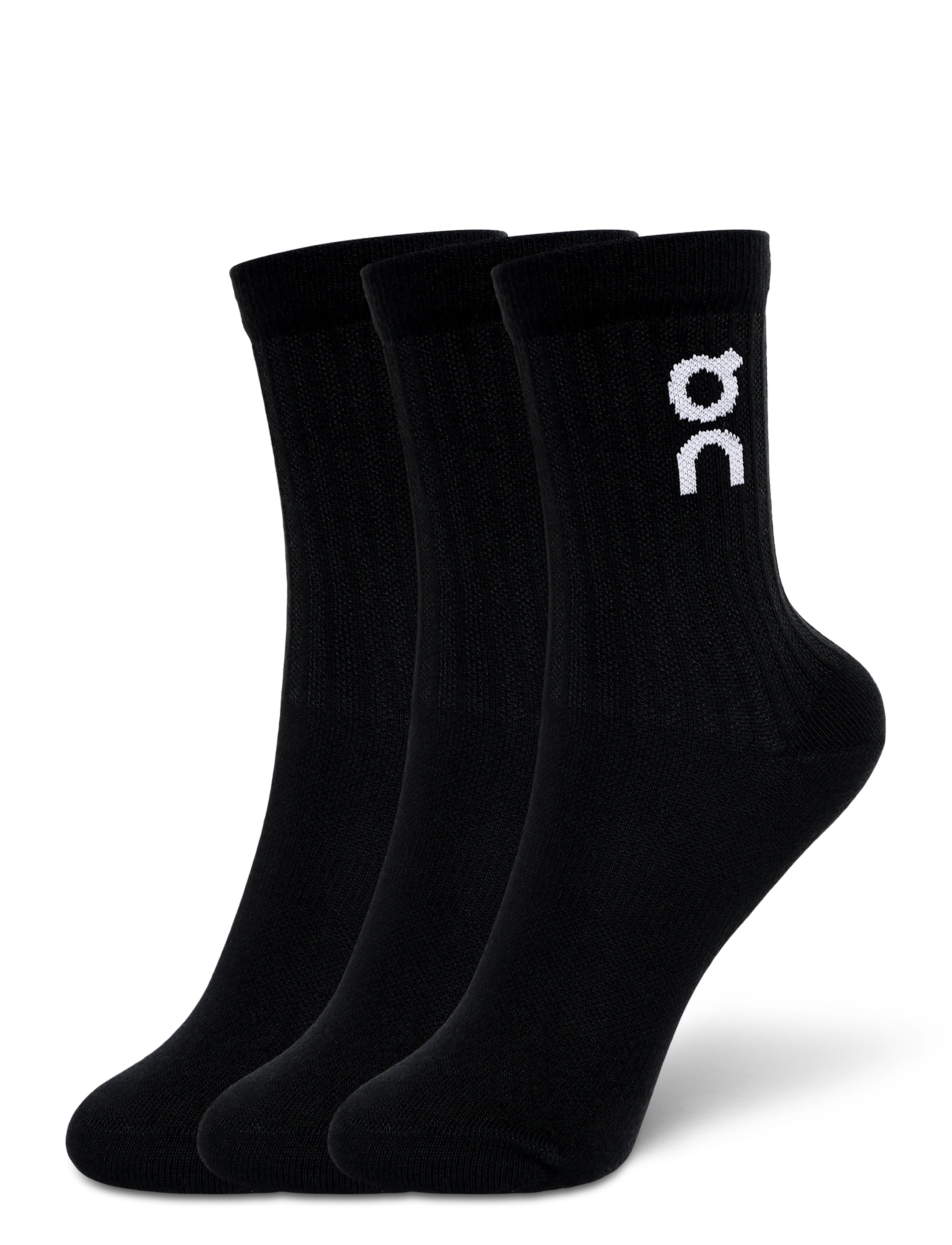 On Logo Sock High 3P - Alles anzeigen - BLACK / black