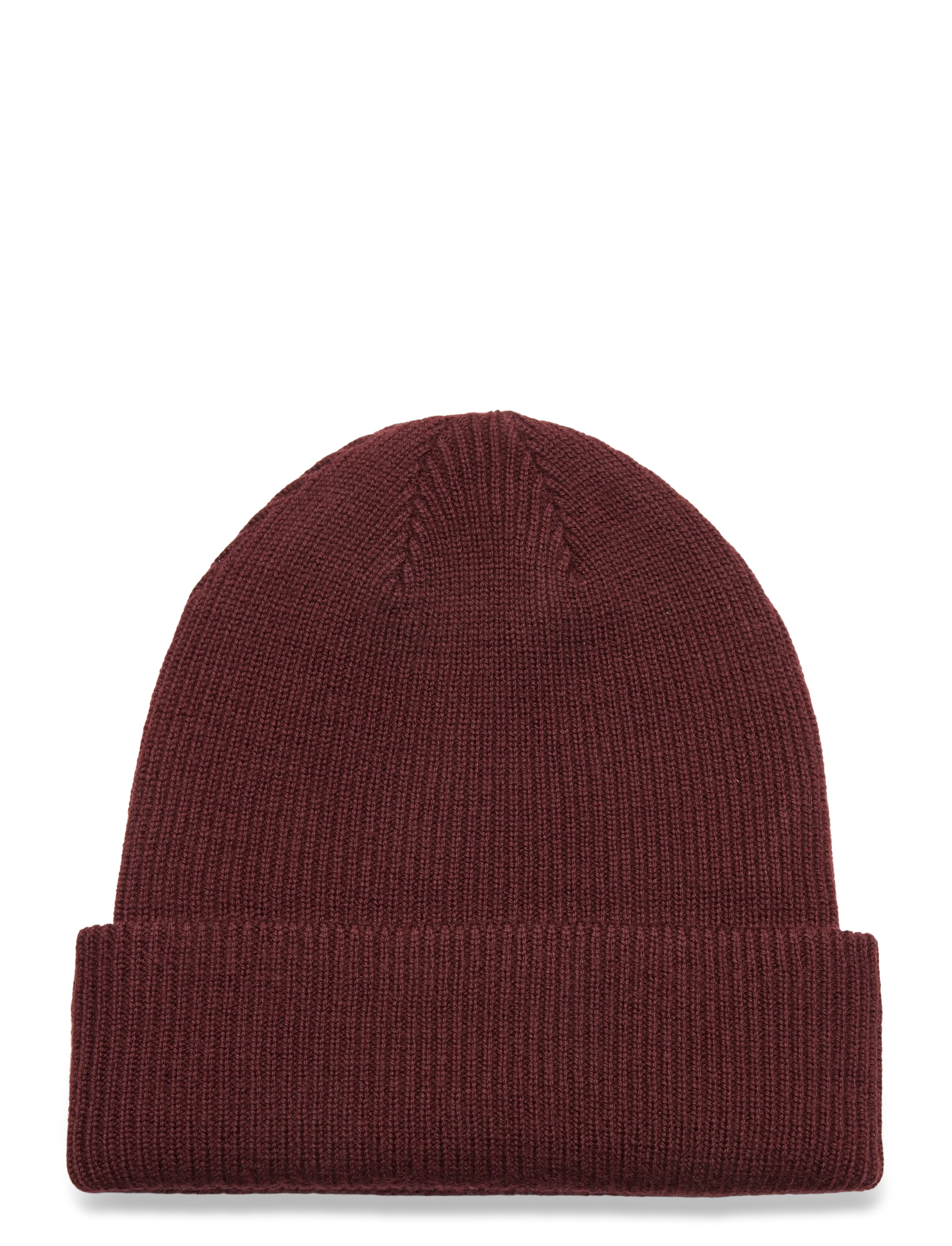 On - Merino Beanie - beanie mütsid - maroon - 1