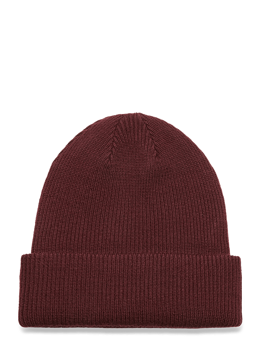 On - Merino Beanie - beanie mütsid - maroon - 1