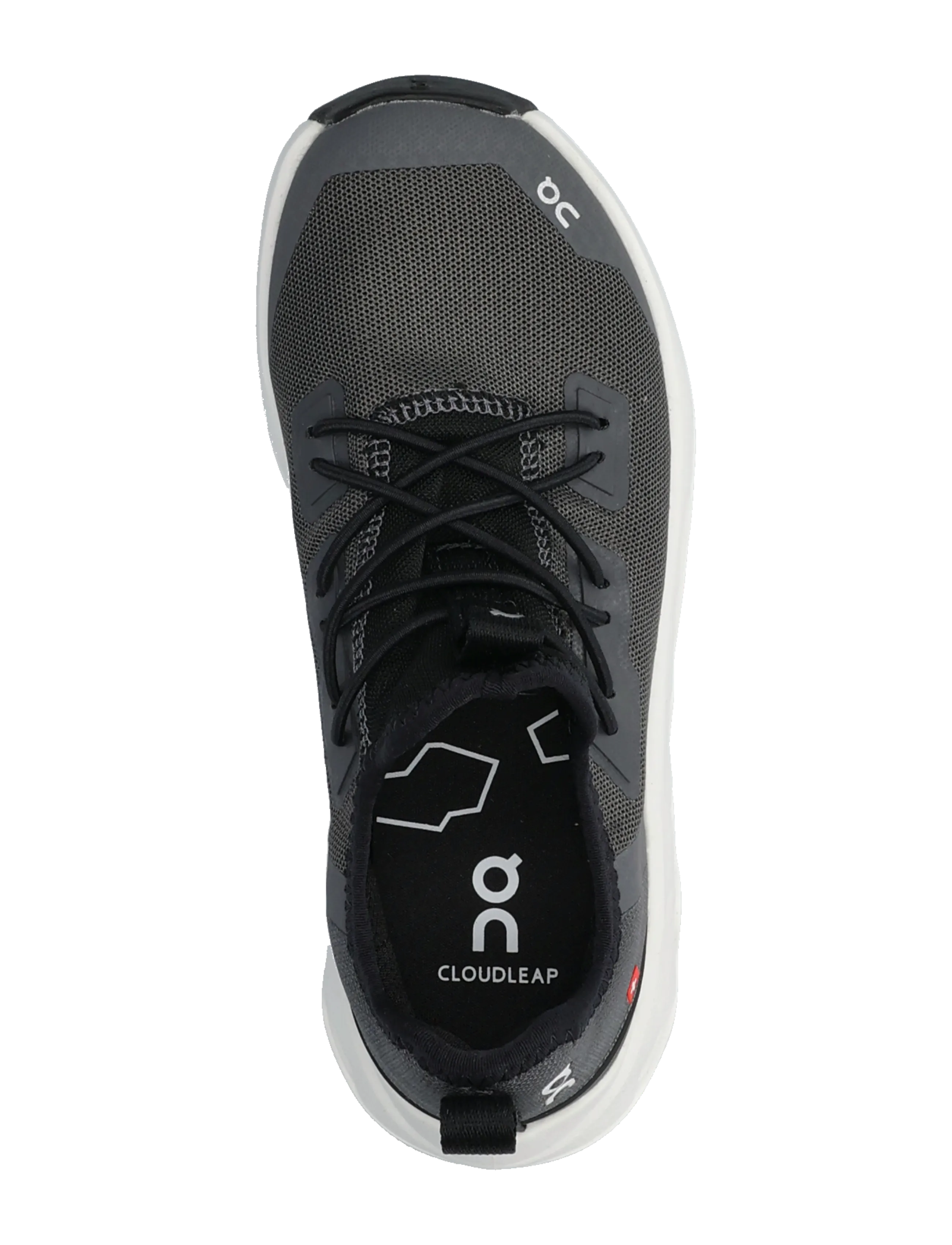 On - Cloudleap - niedriger schnitt - black | white - 3