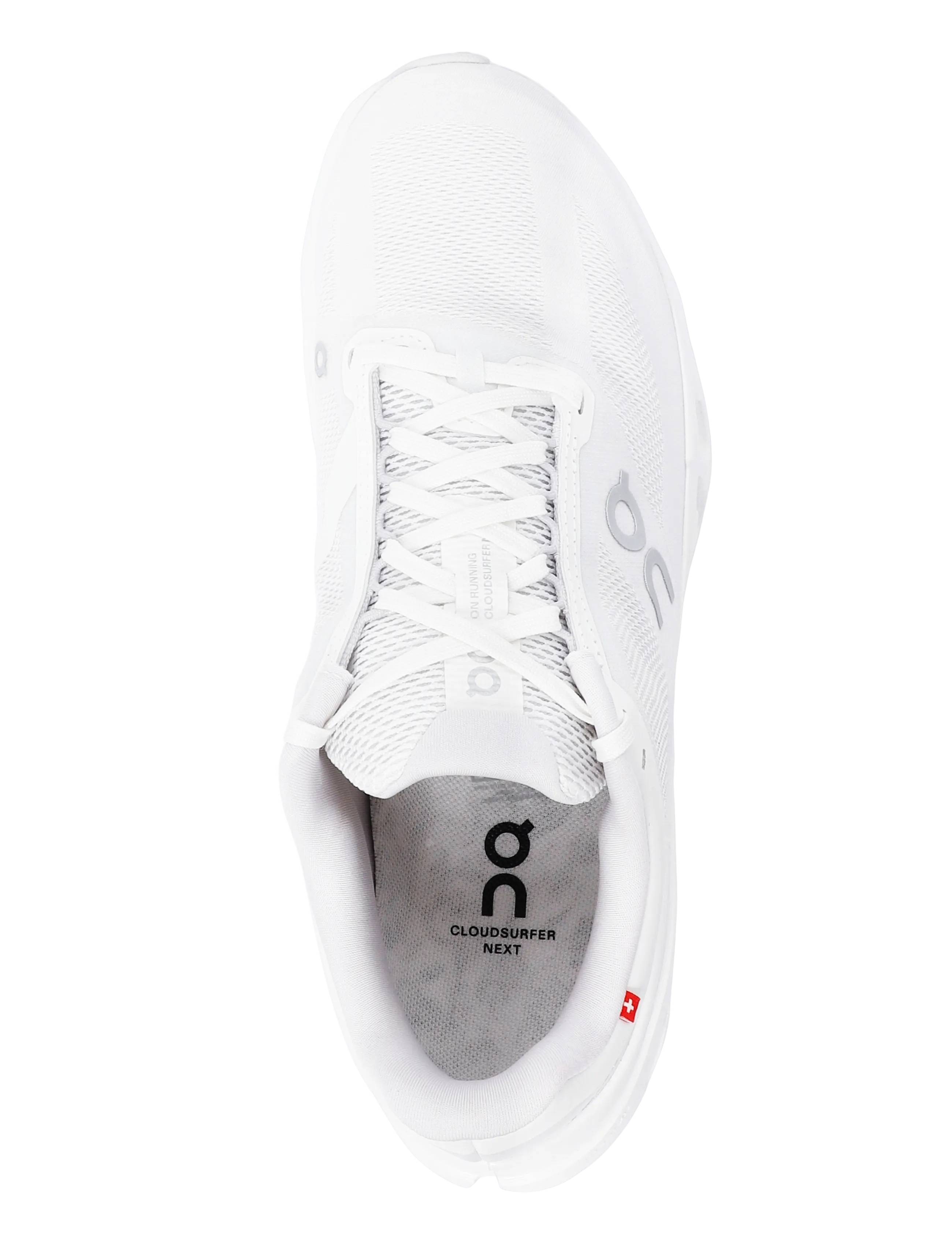 On - Cloudsurfer Next - running shoes - white | white - 3