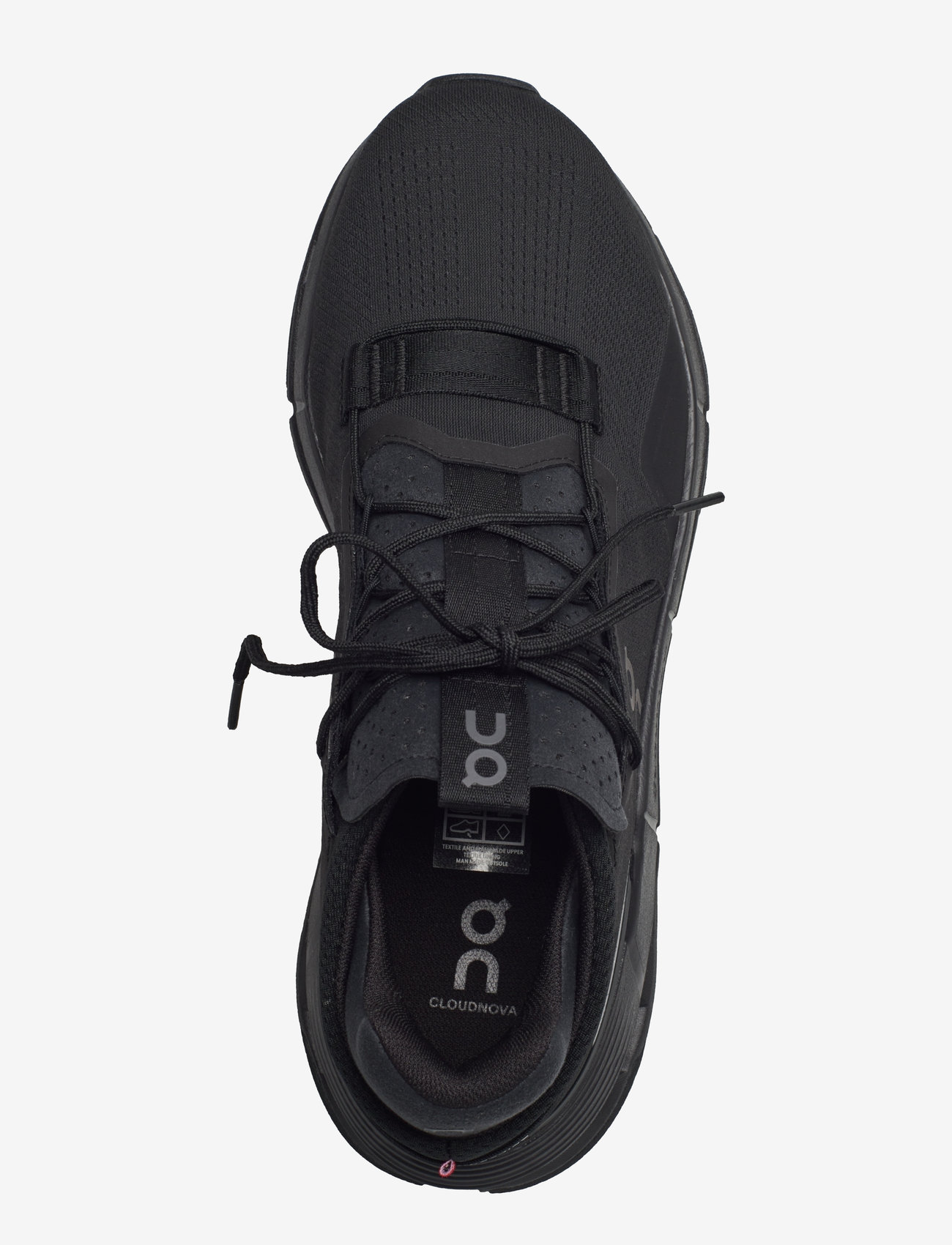 On - Cloudnova 2 - training shoes - all black - 3