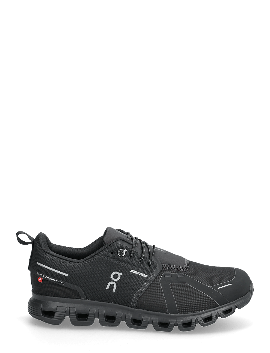 On - Cloud 6 Waterproof - lave sneakers - black | black - 1