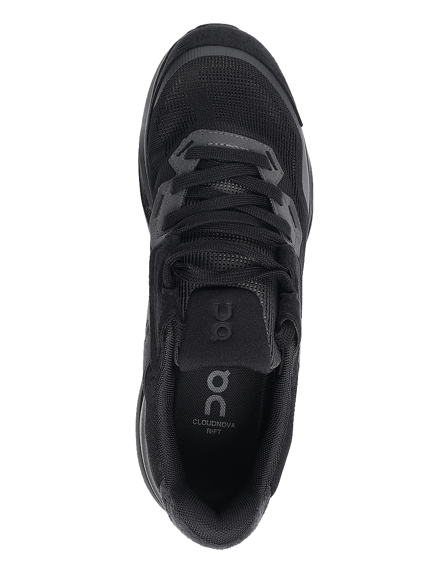 On - Cloudnova Rift - lave sneakers - black | black - 3