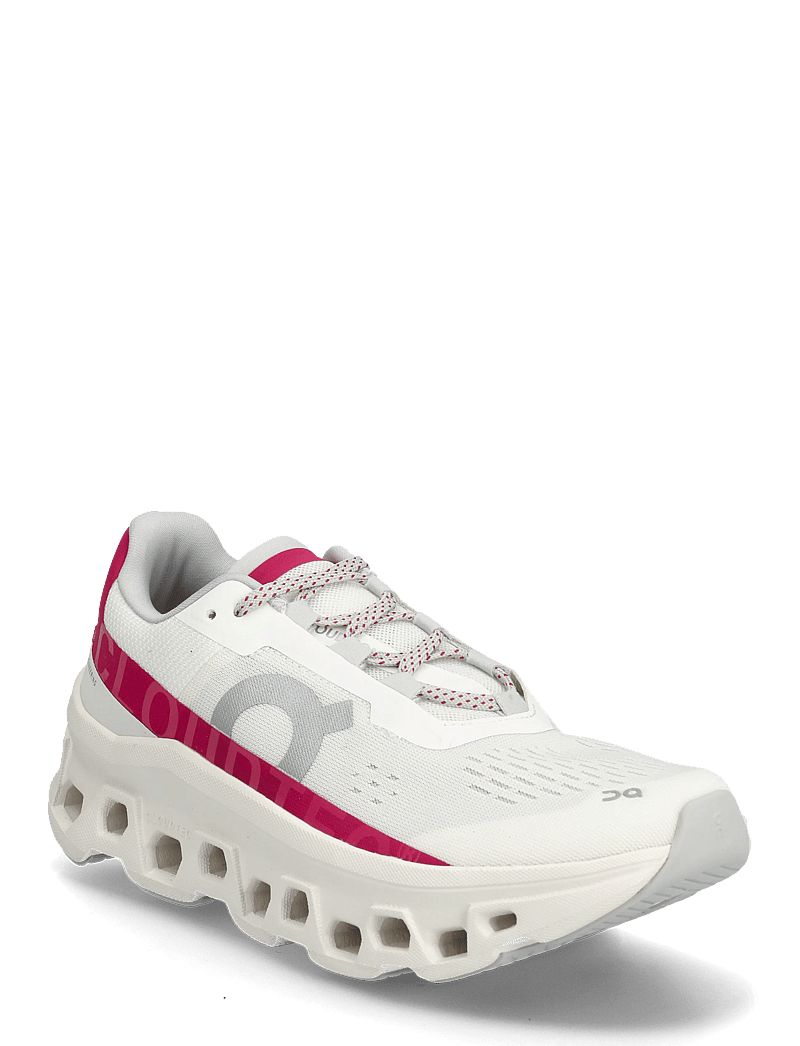 On - Cloudmonster - gummistövlar - ivory | grenadine - 0