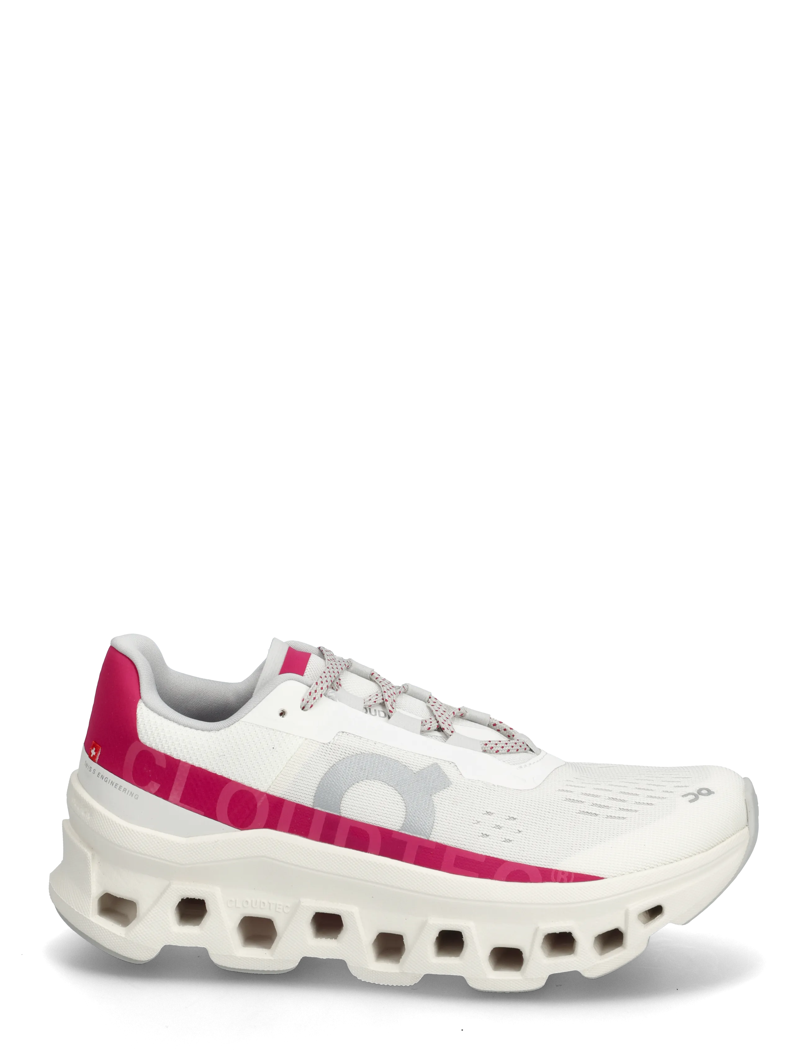 On - Cloudmonster - ivory | grenadine - 1