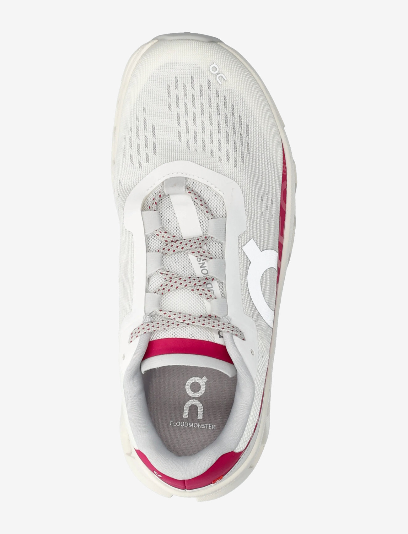 On - Cloudmonster - gummistövlar - ivory | grenadine - 3