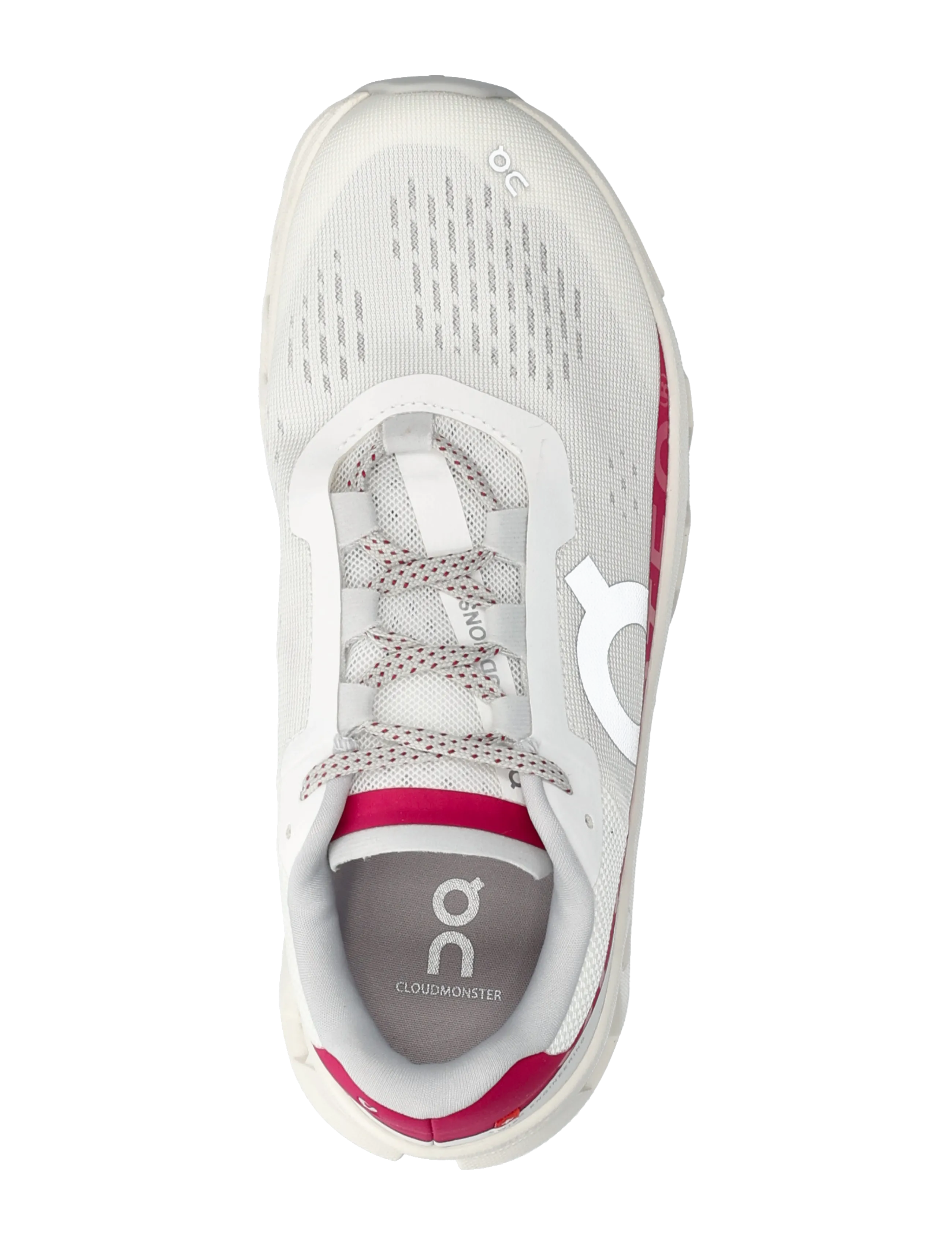 On - Cloudmonster - ivory | grenadine - 3