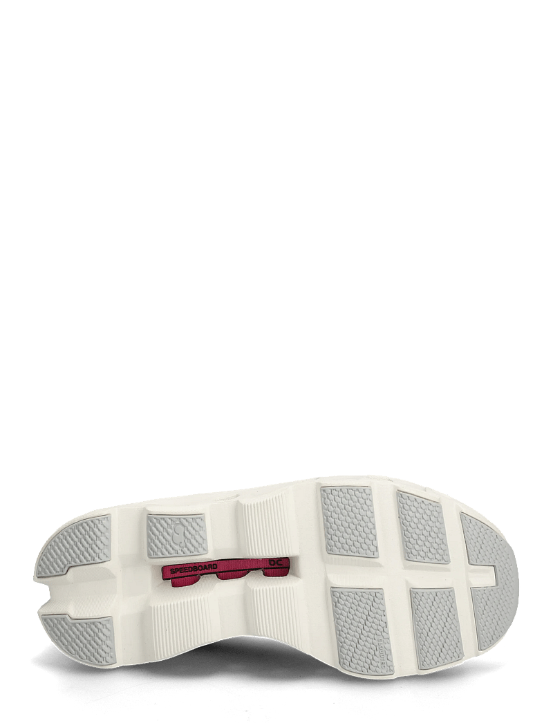 On - Cloudmonster - gummistövlar - ivory | grenadine - 4