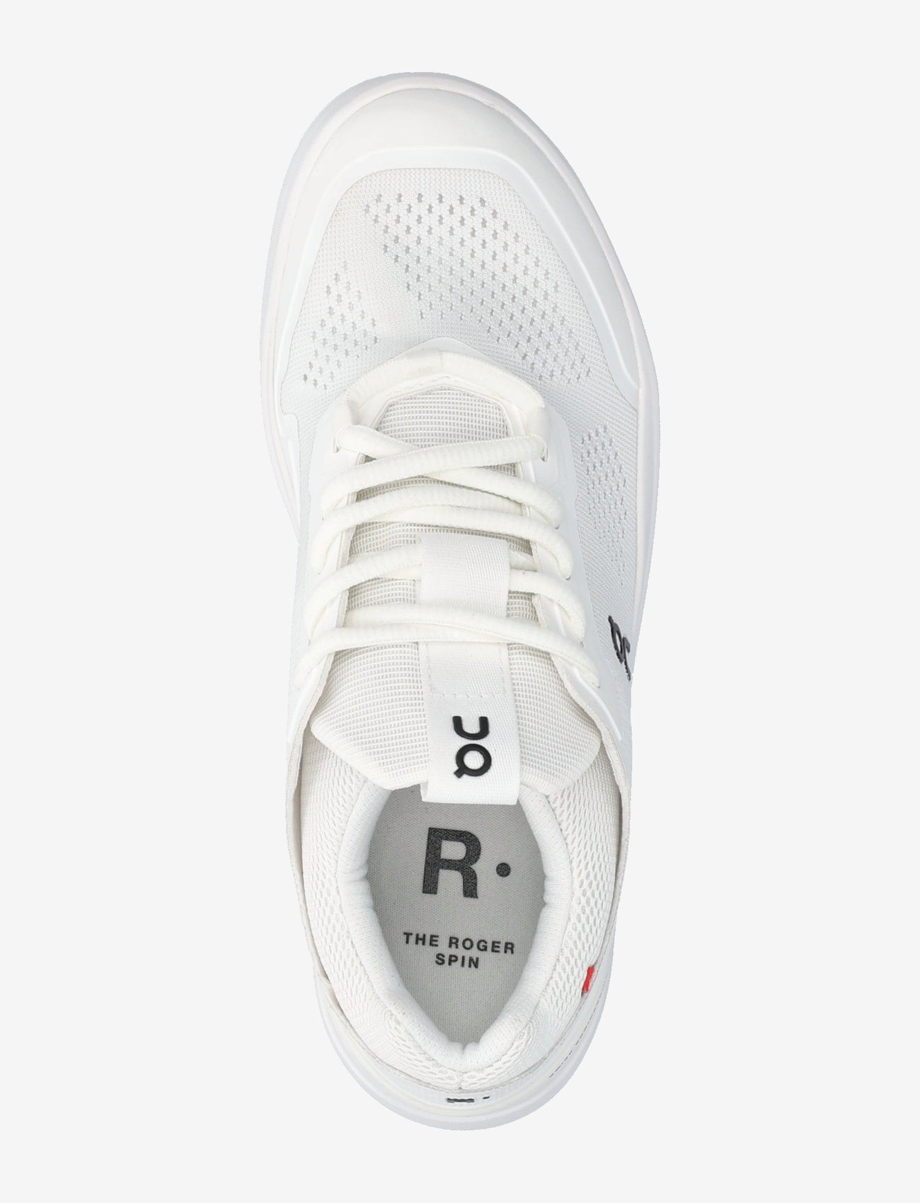 On - THE ROGER Spin - niedrige sneakers - white | black - 3