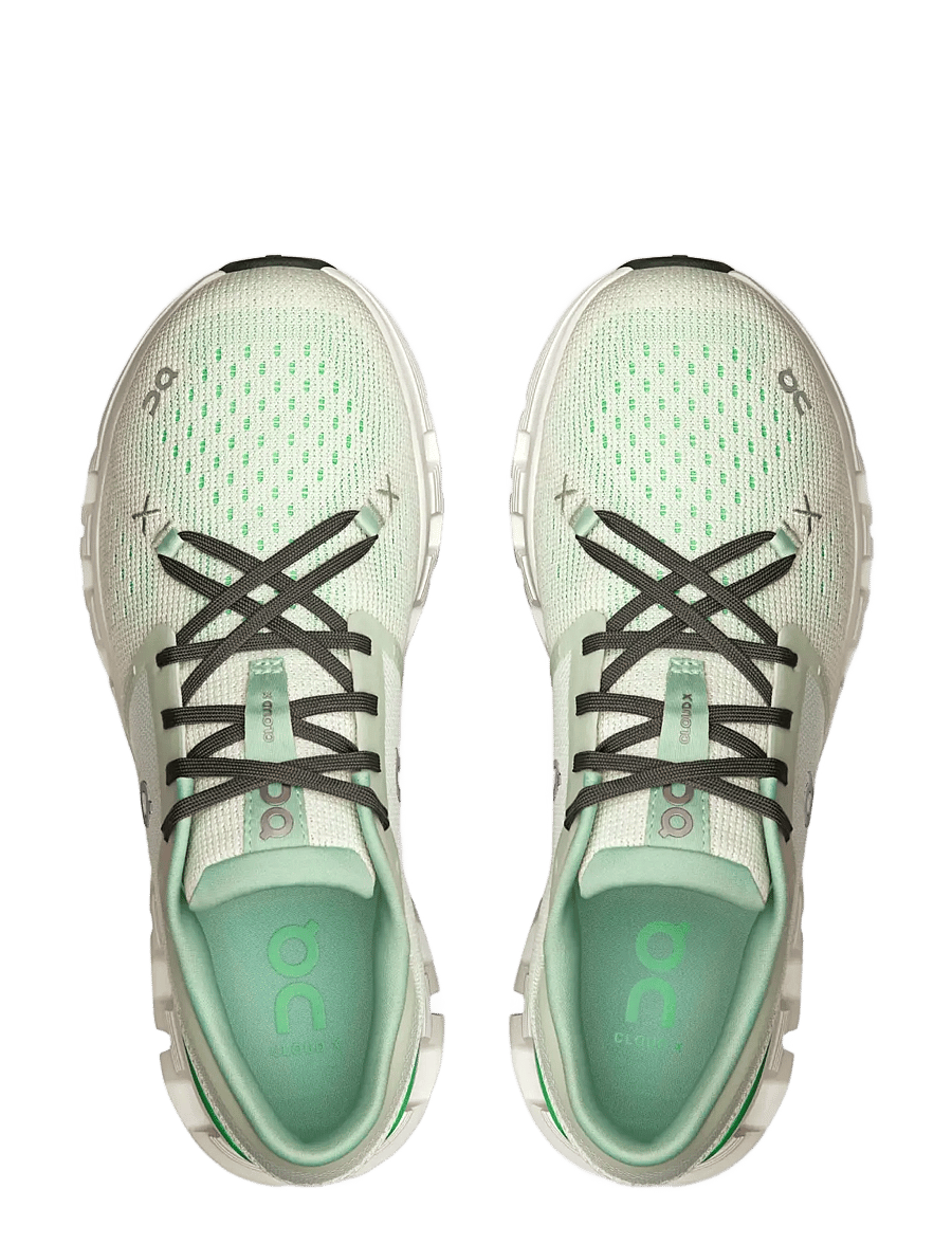 On - Cloud X 4 - tennised - aloe | honeydew - 3