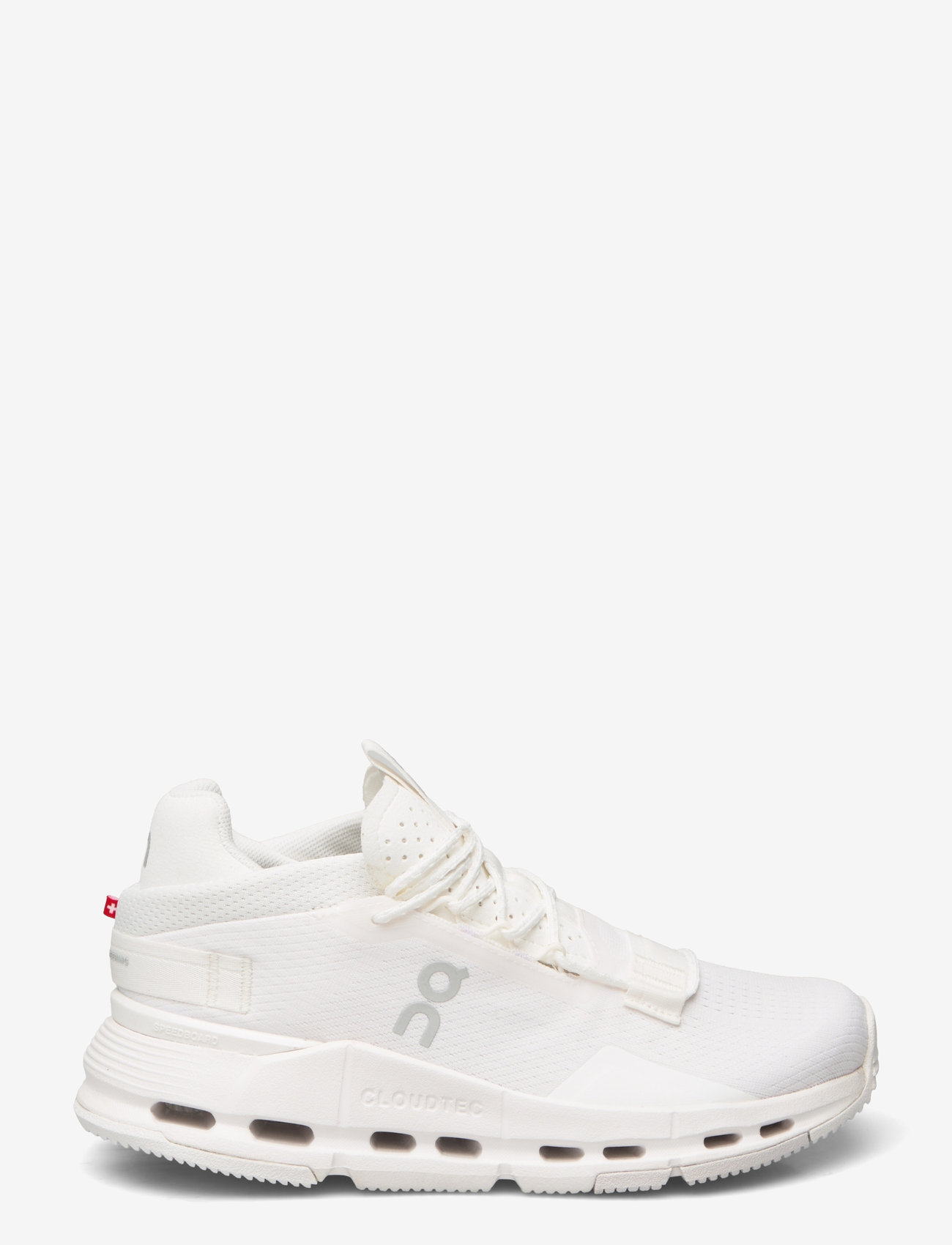 On - Cloudnova 2 - sporta apavi ar zemu augšdaļu - all white - 1