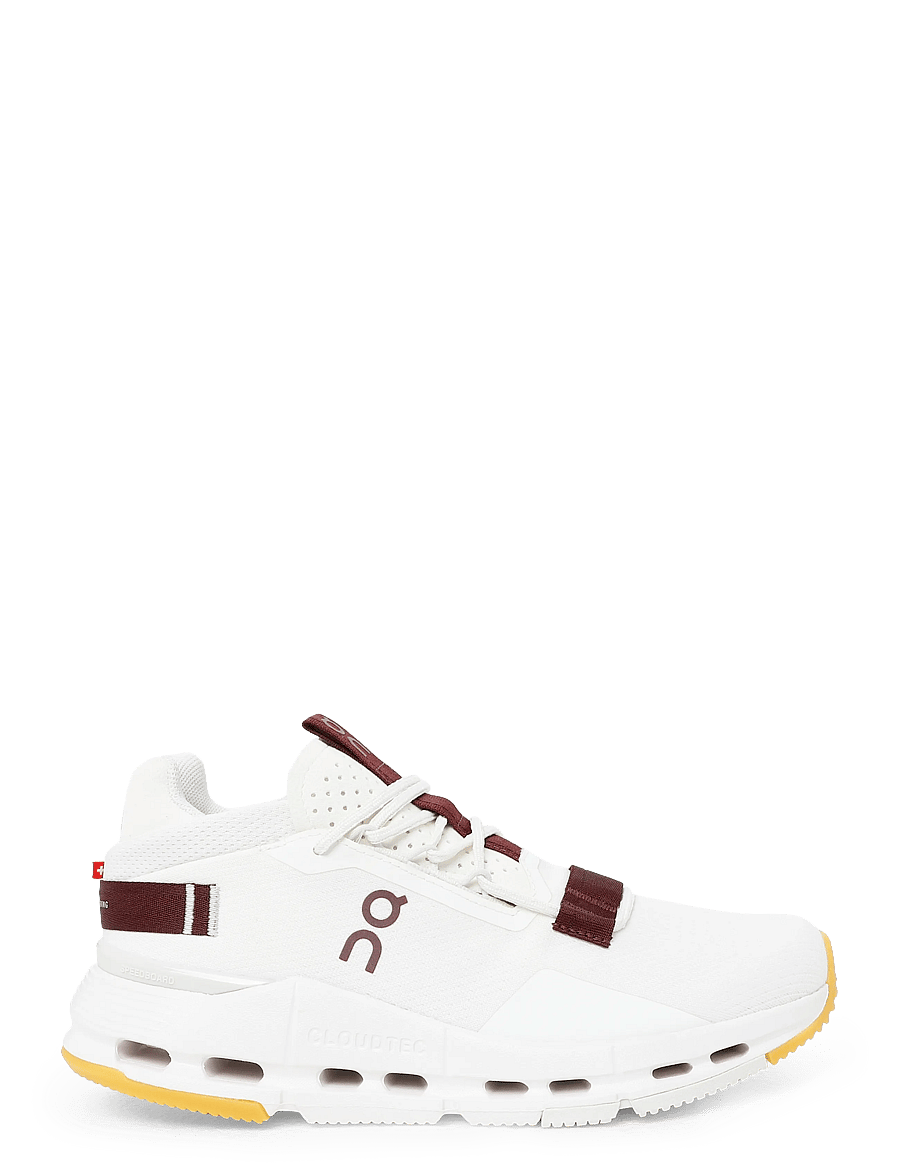 On - Cloudnova 2 - niedrige sneakers - ivory | maroon - 2