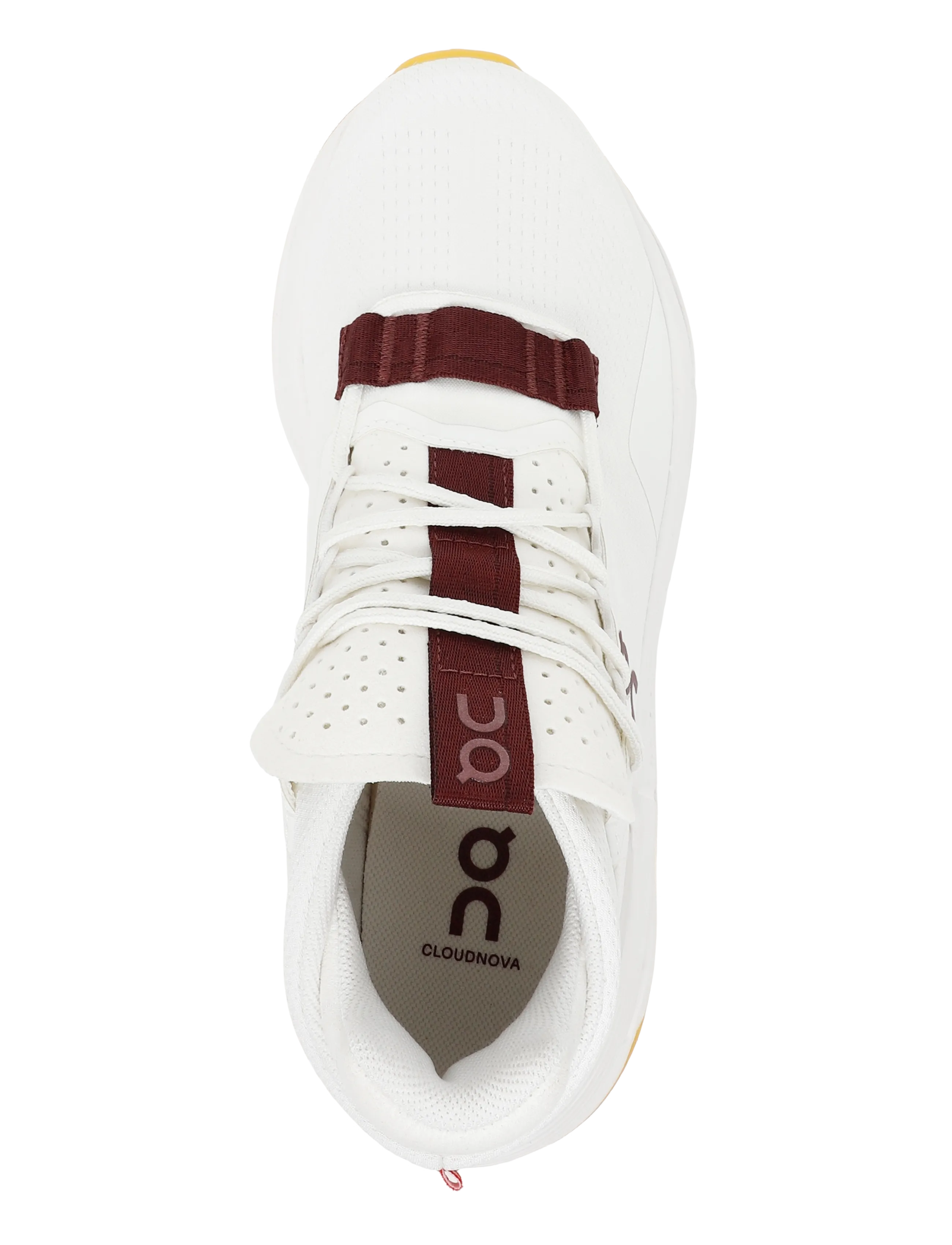 On - Cloudnova 2 - sneakers - ivory | maroon - 3