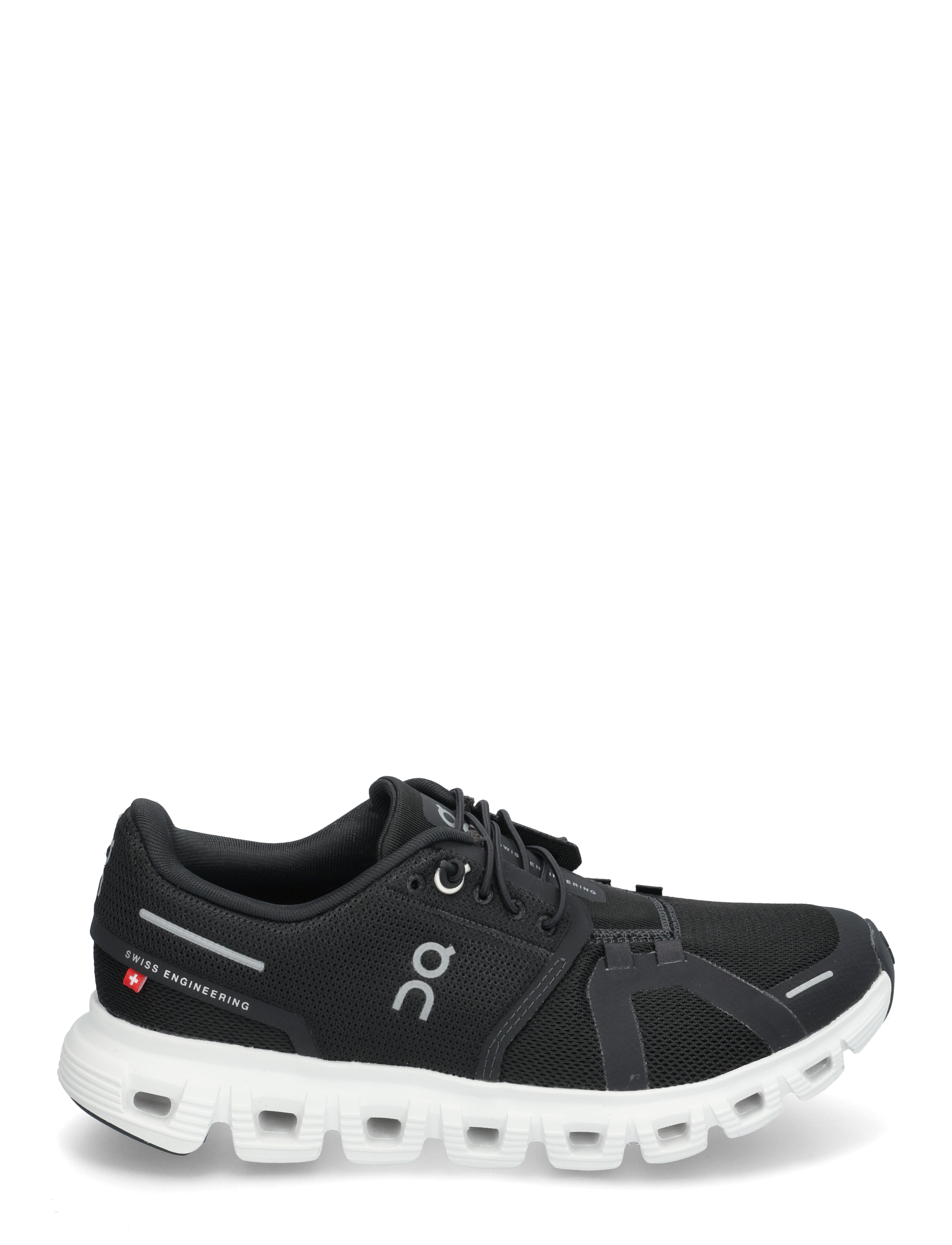 On - Cloud 6 - sporta apavi ar zemu augšdaļu - black | white - 1