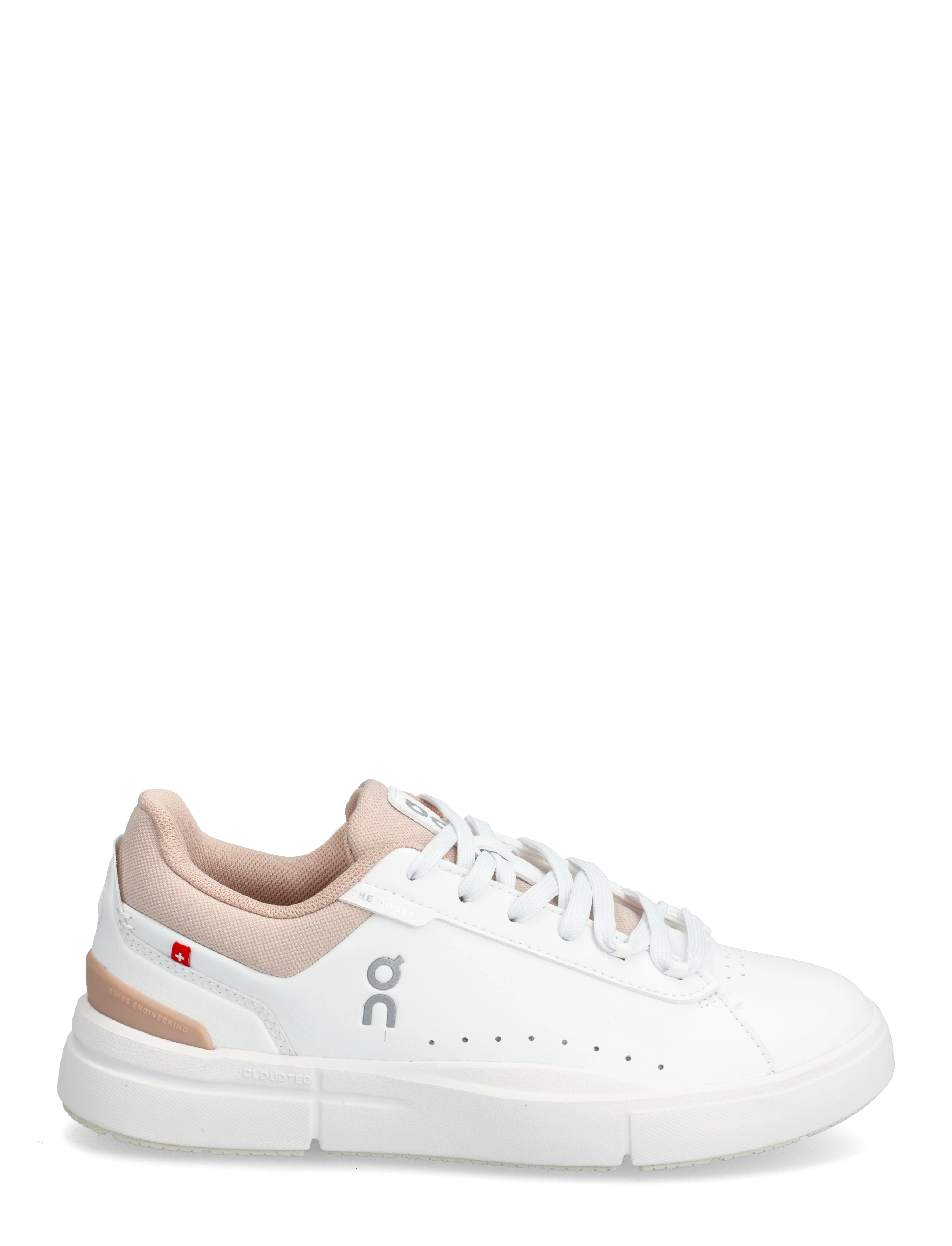 On - THE ROGER Advantage - low top sneakers - white | rosehip - 1