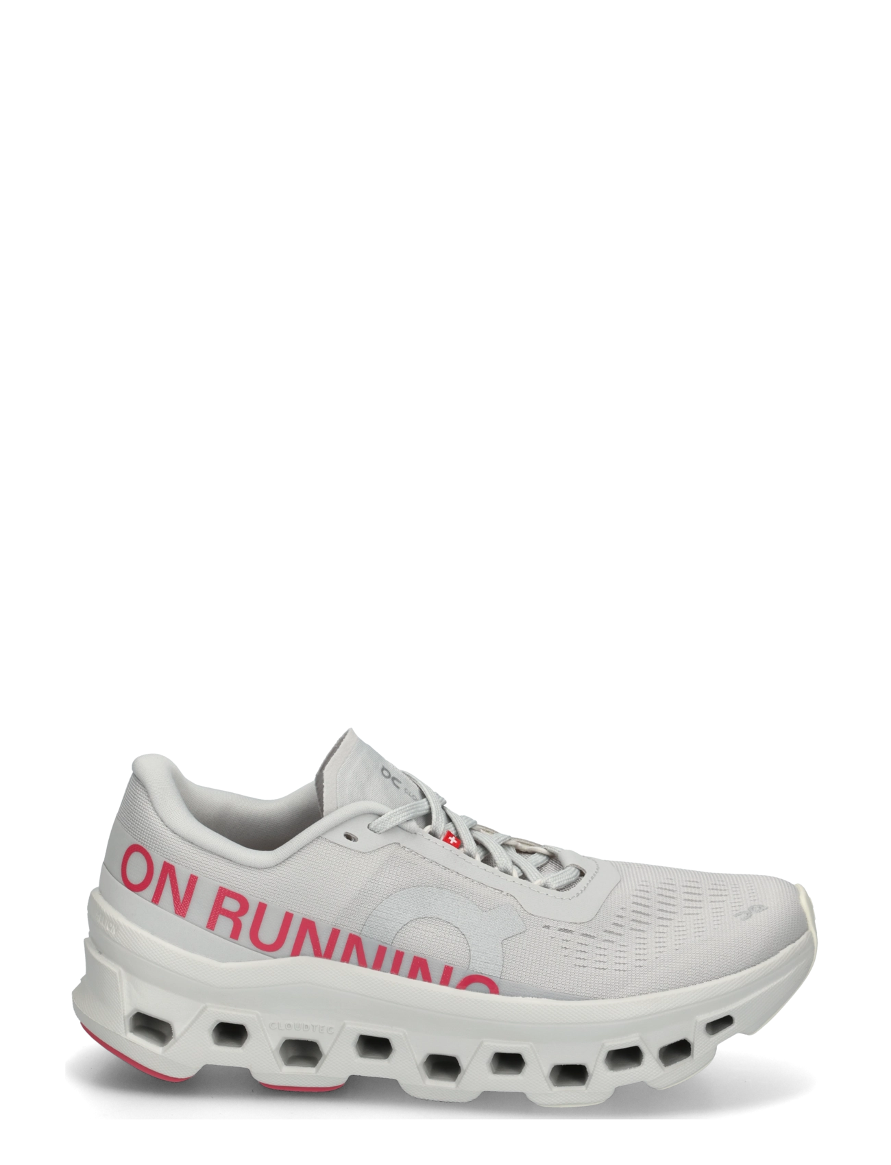 On - Cloudmonster 1 - running shoes - silver | camellia - 2