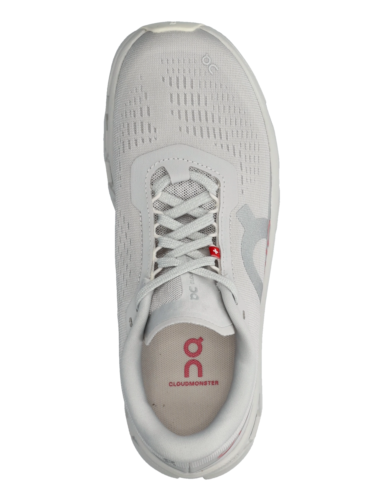 On - Cloudmonster 1 - running shoes - silver | camellia - 3
