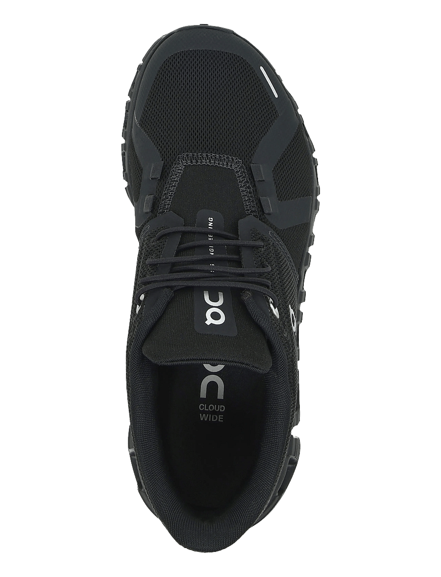 On - Cloud 6 Wide - låga sneakers - black | black - 3