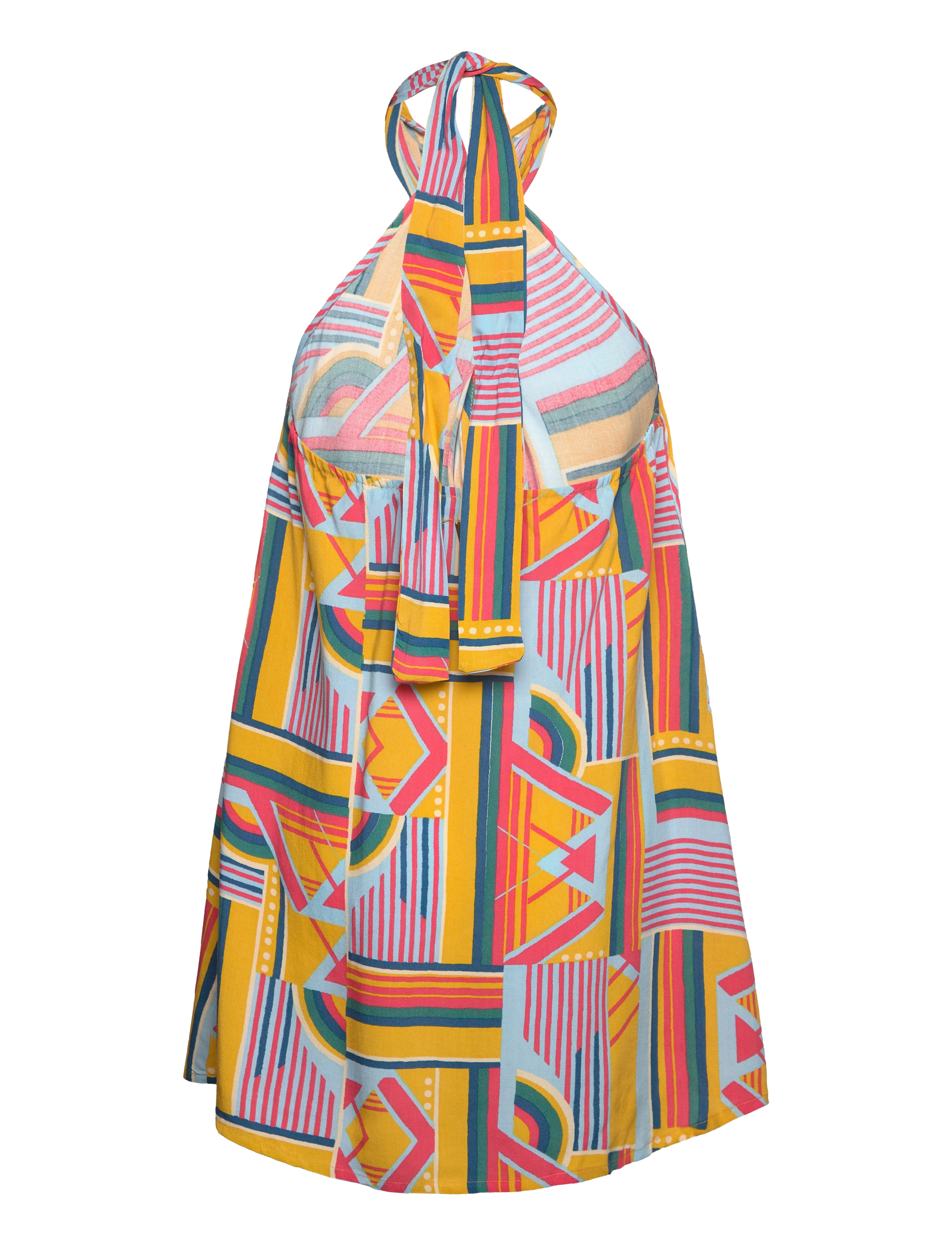 O'neill - NAIMA WOW DRESS - kjoler - yellow art geo - 1