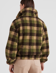 O'neill - CHECK FZ FLEECE JACKET - džemperiai su gobtuvu - green outdoor check - 5