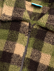 O'neill - CHECK FZ FLEECE JACKET - džemperi ar kapuci - green outdoor check - 6