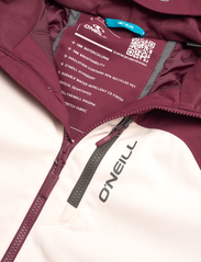 O'neill - CARBONITE JACKET - ski jackets - windsor wine colour block - 4