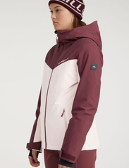 O'neill - APLITE JACKET - ski jackets - windsor wine colour block - 2