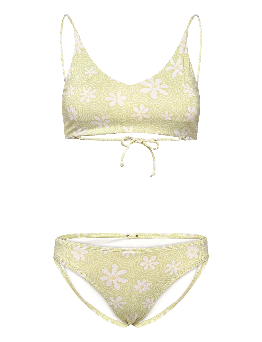 O'neill - O'NEILL BEACH VINTAGE MIDLES RITA BIKINI SET - sportsbadetøy - green daisyline - 1
