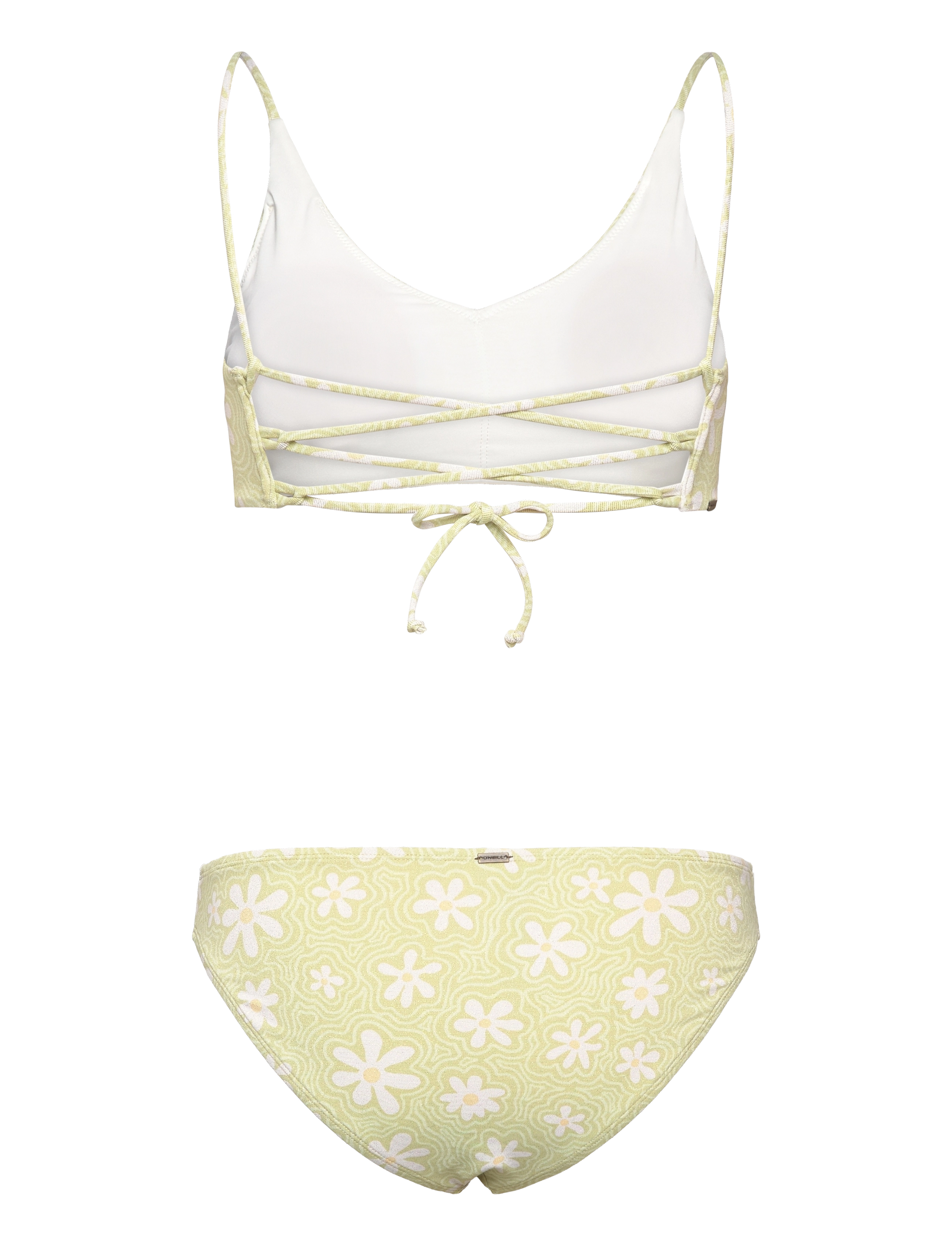 O'neill - O'NEILL BEACH VINTAGE MIDLES RITA BIKINI SET - sportsbadetøy - green daisyline - 2