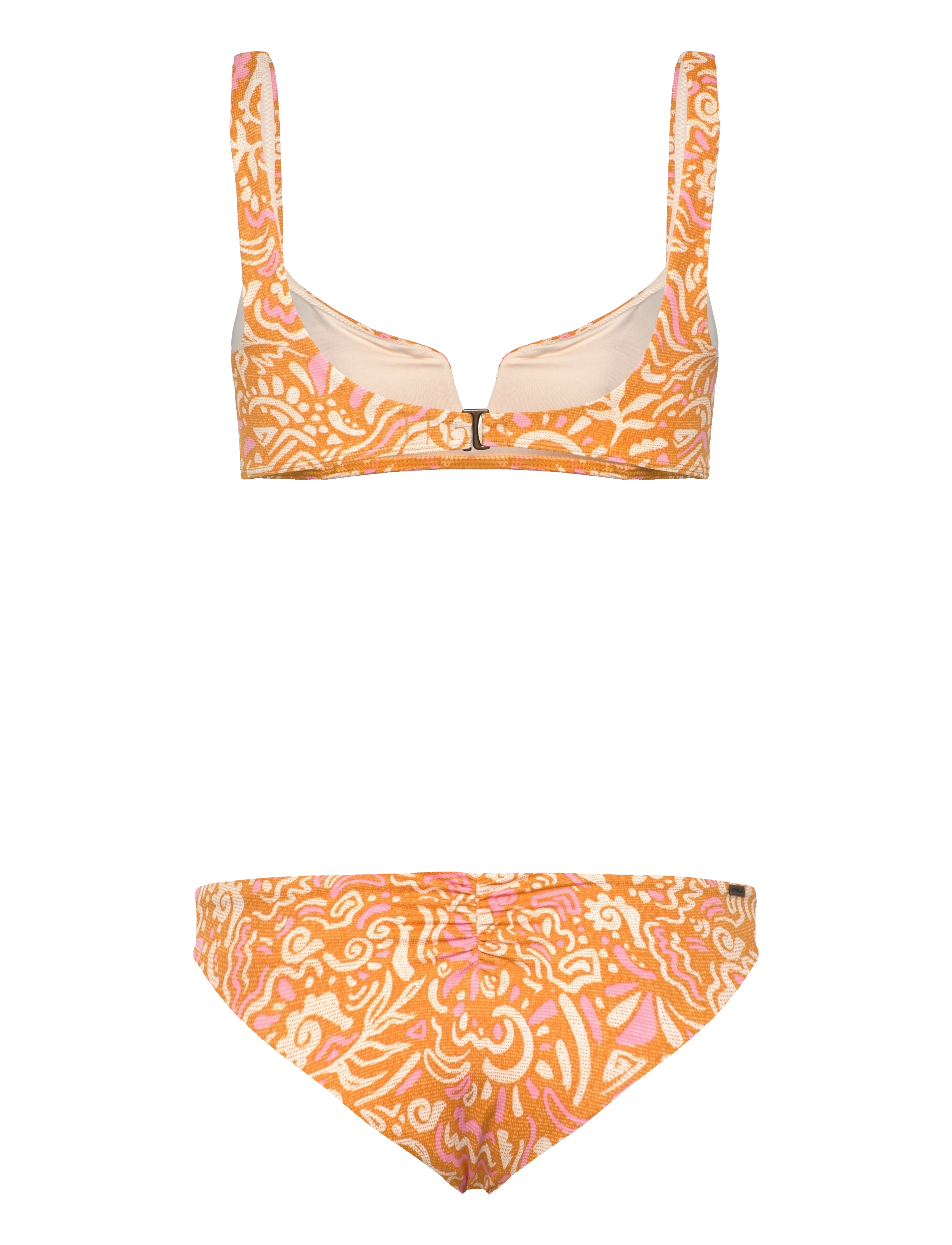 O'neill - WOTW POPOYO MATIRA BIKINI SET - sport-bademode - orange abstract wave - 2