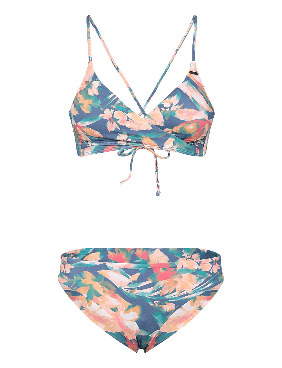 O'neill - ESSENTIALS BAAY MAOI BIKINI SET - blue painted tropics - 1