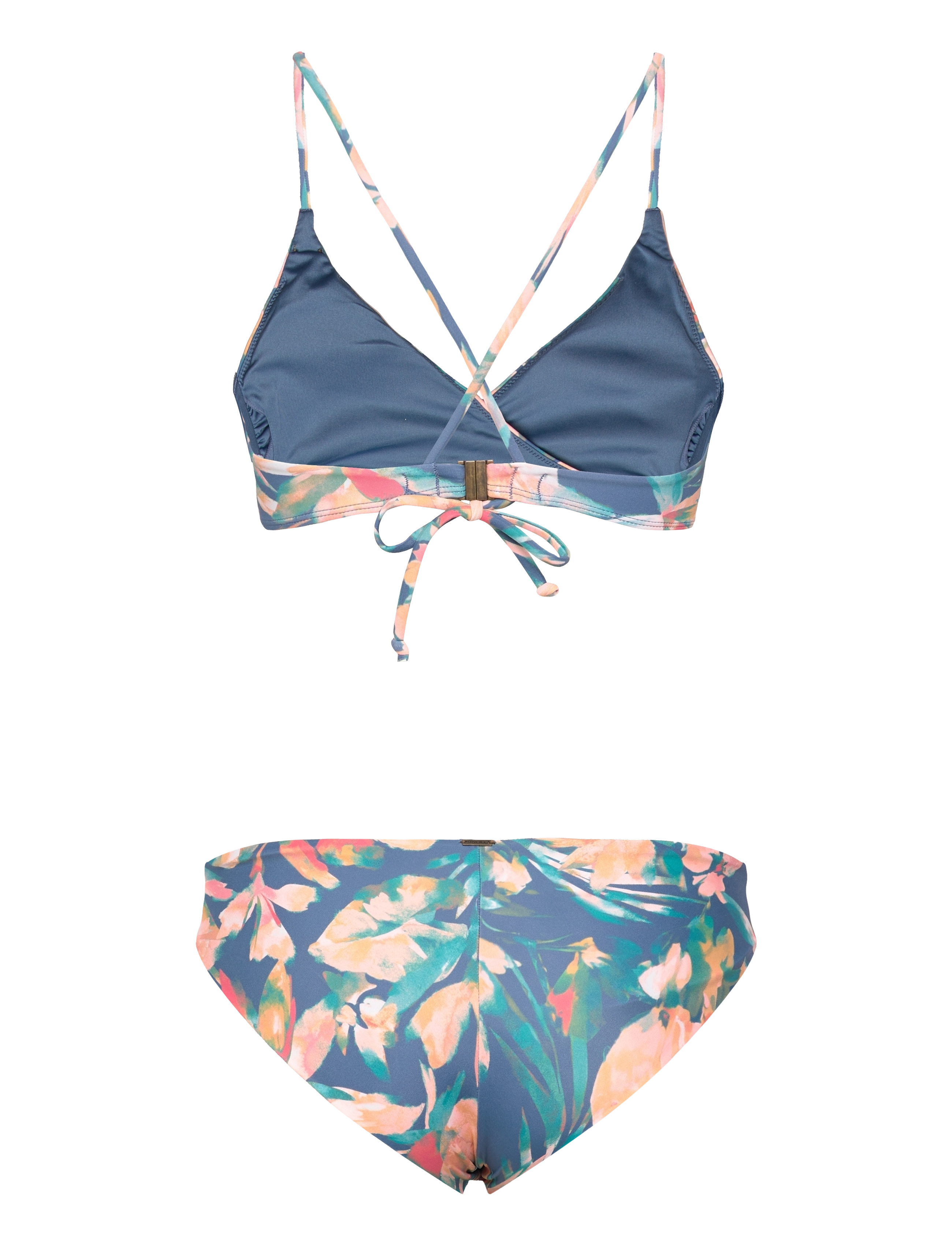 O'neill - ESSENTIALS BAAY MAOI BIKINI SET - blue painted tropics - 2