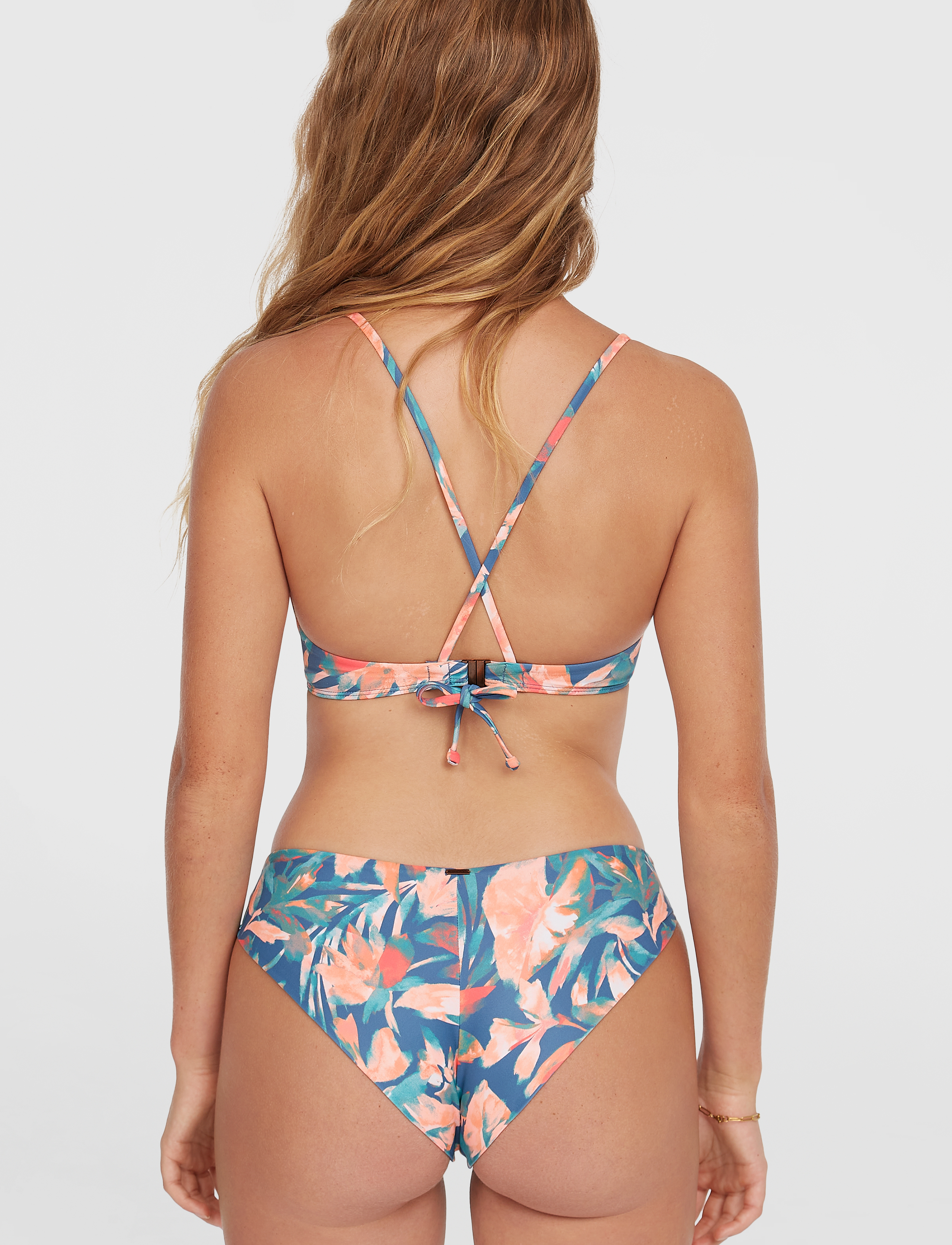 O'neill - ESSENTIALS BAAY MAOI BIKINI SET - blue painted tropics - 4